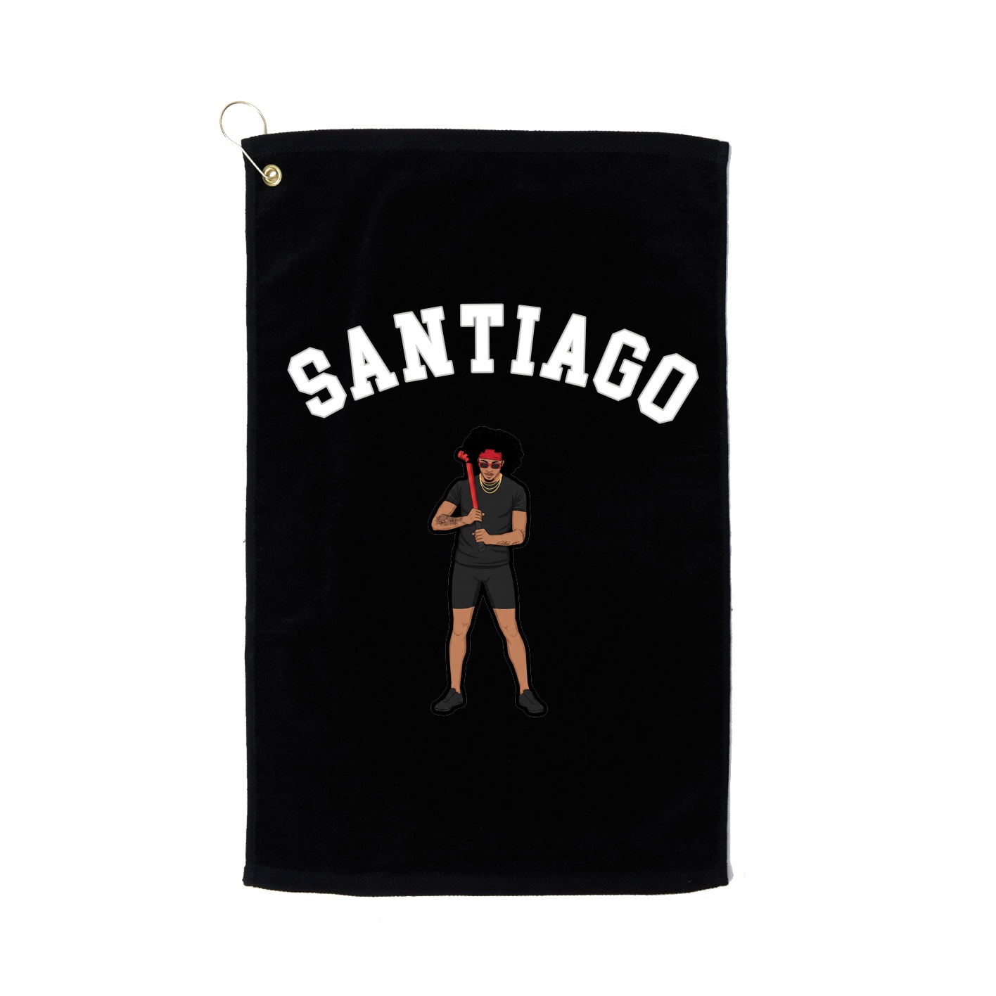 Golf Towel — Shirsey Arch in Black