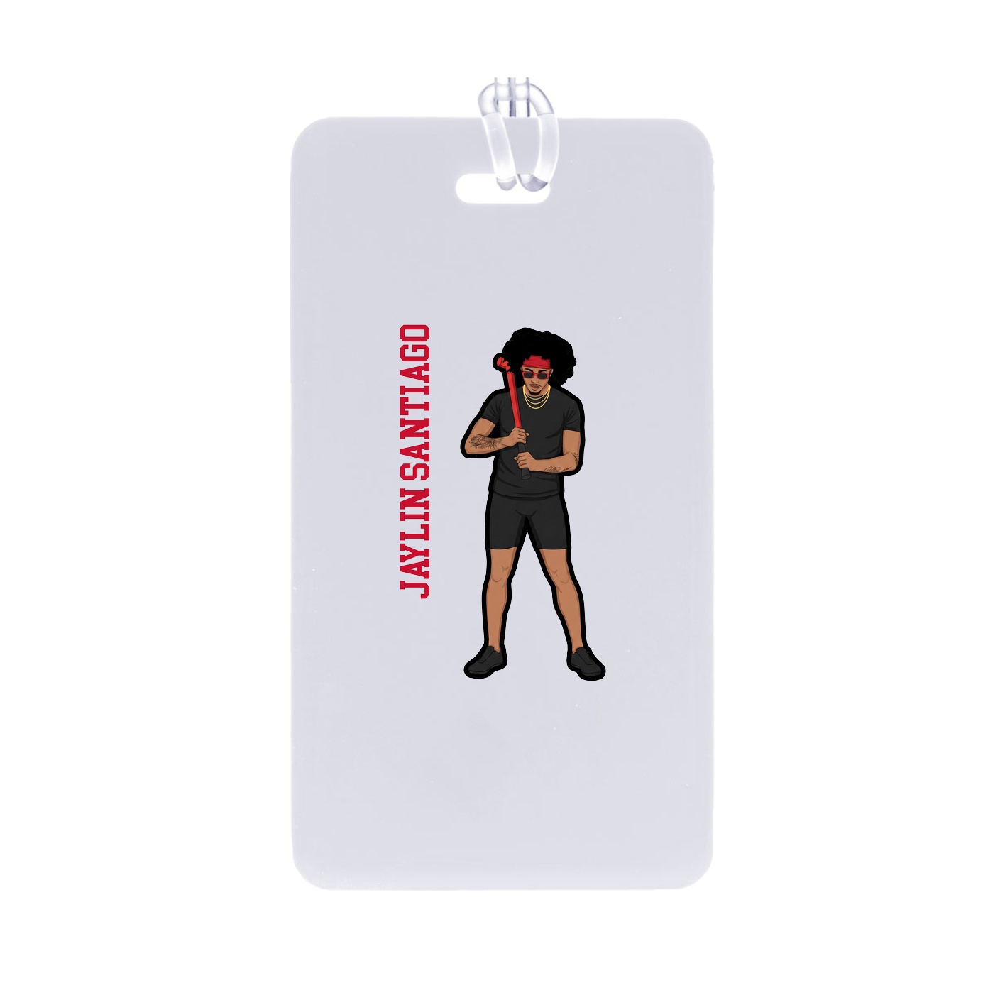 Bag Tag — Name Vertical in Classic