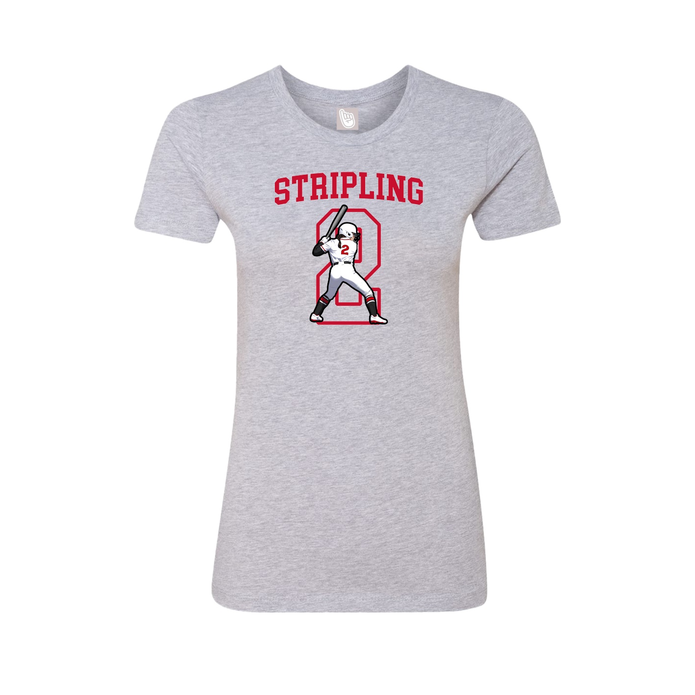Fitted Women's Tee — Shirsey in Grey