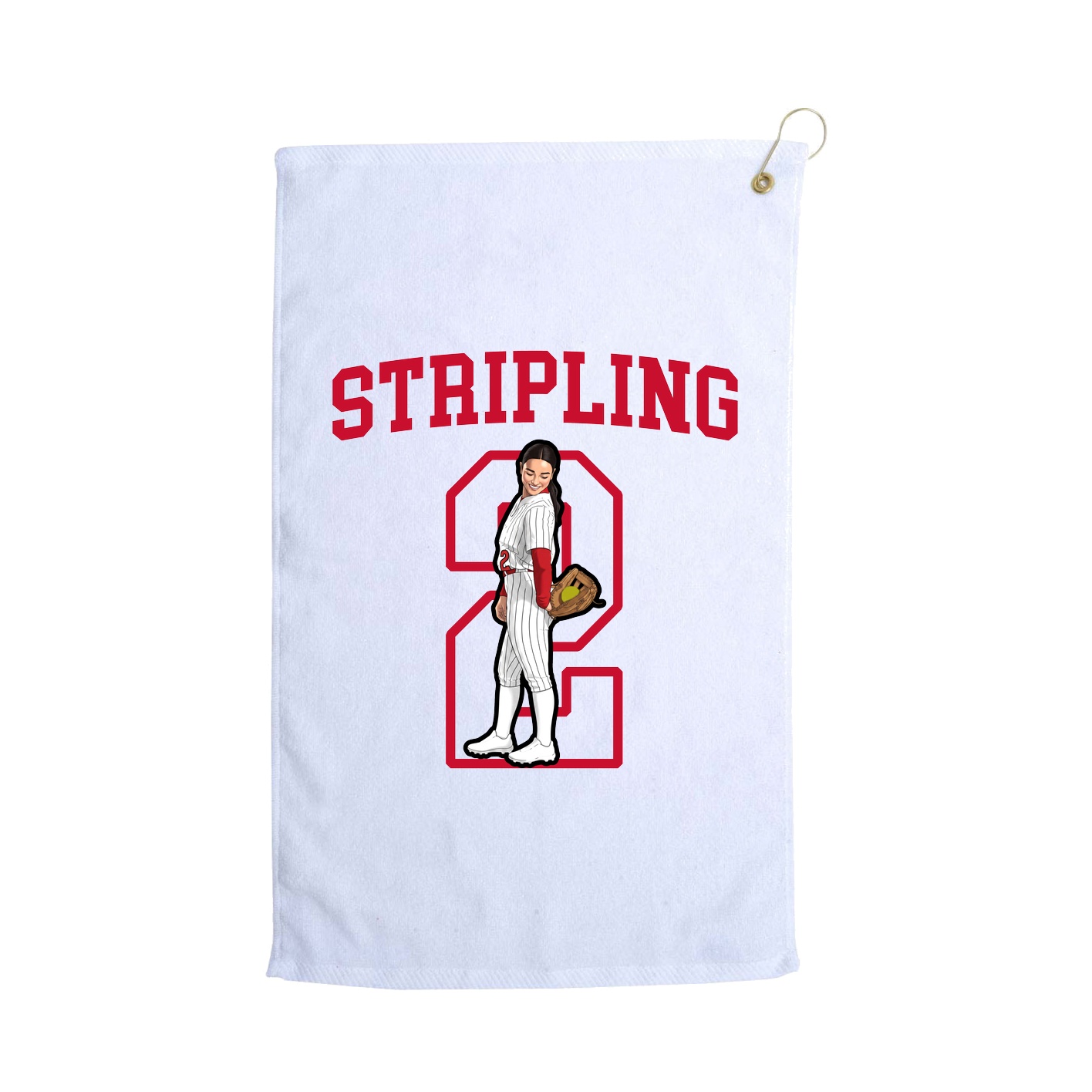 Golf Towel — Shirsey in White