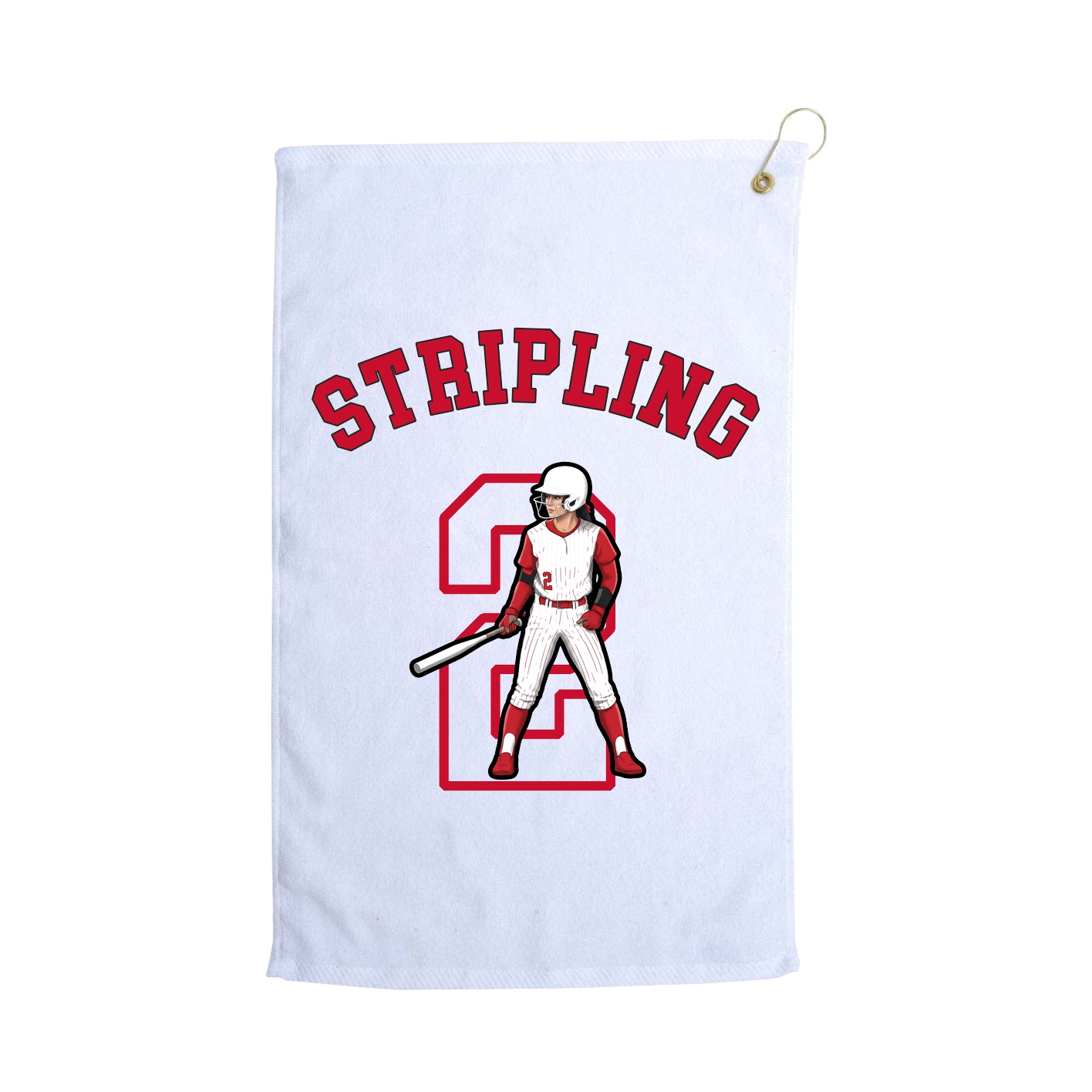 Golf Towel — Shirsey Arch in White