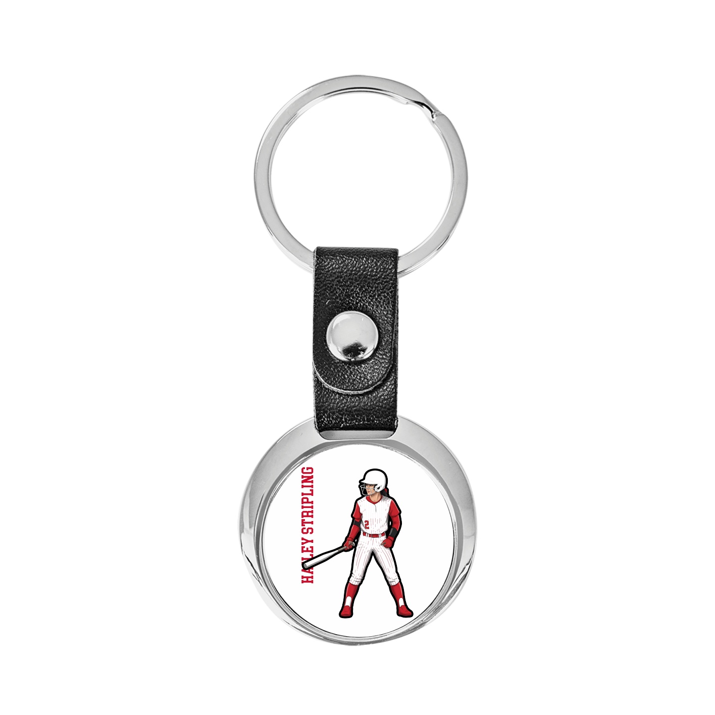 Key Chain — Name Vertical in Classic