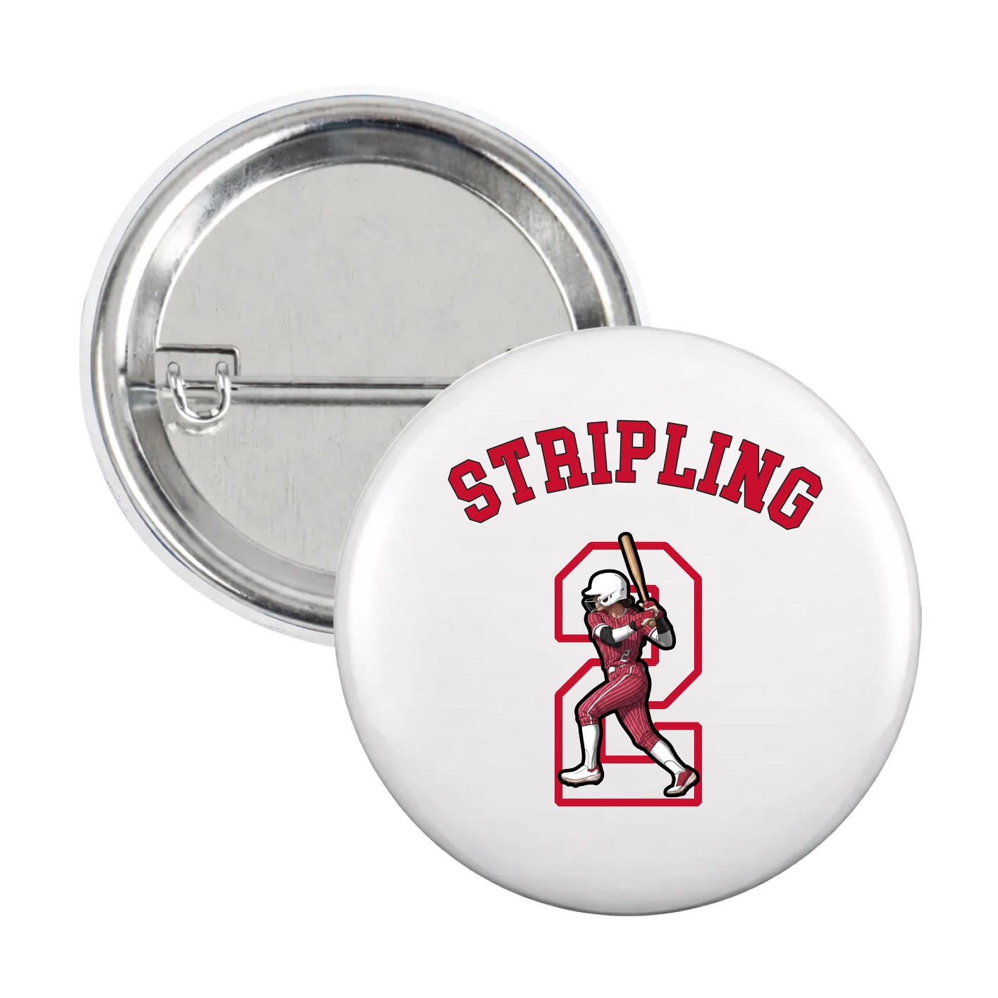 Game Day Button — Shirsey Arch in White