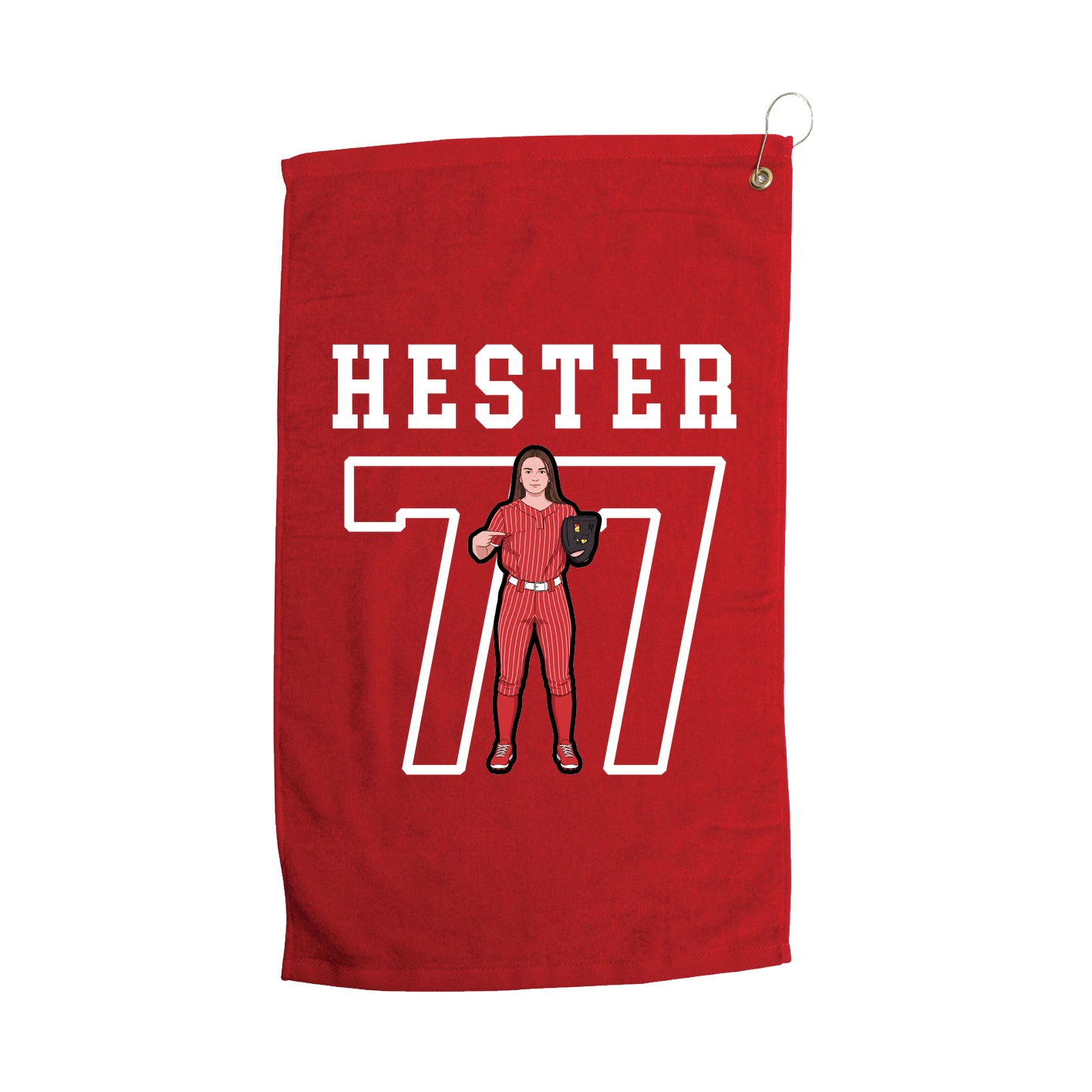 Golf Towel — Shirsey in Red