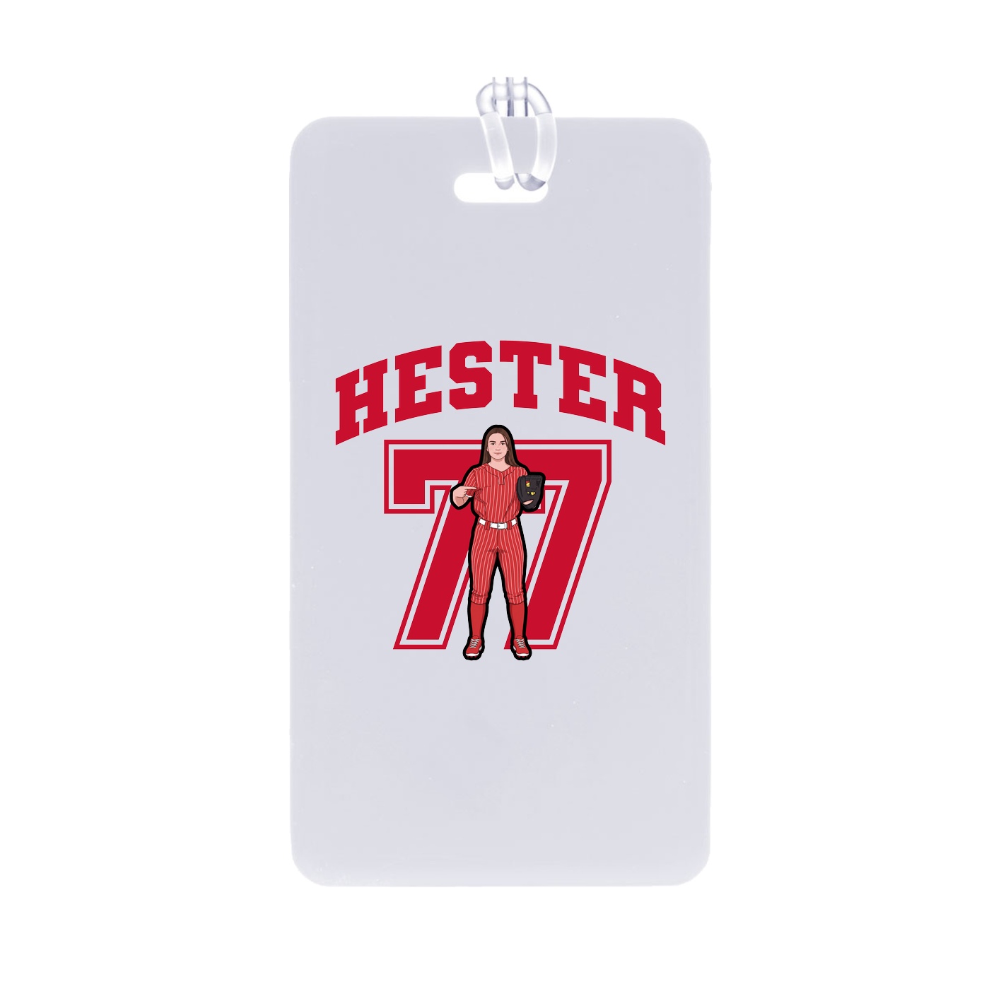Bag Tag — Number in Classic