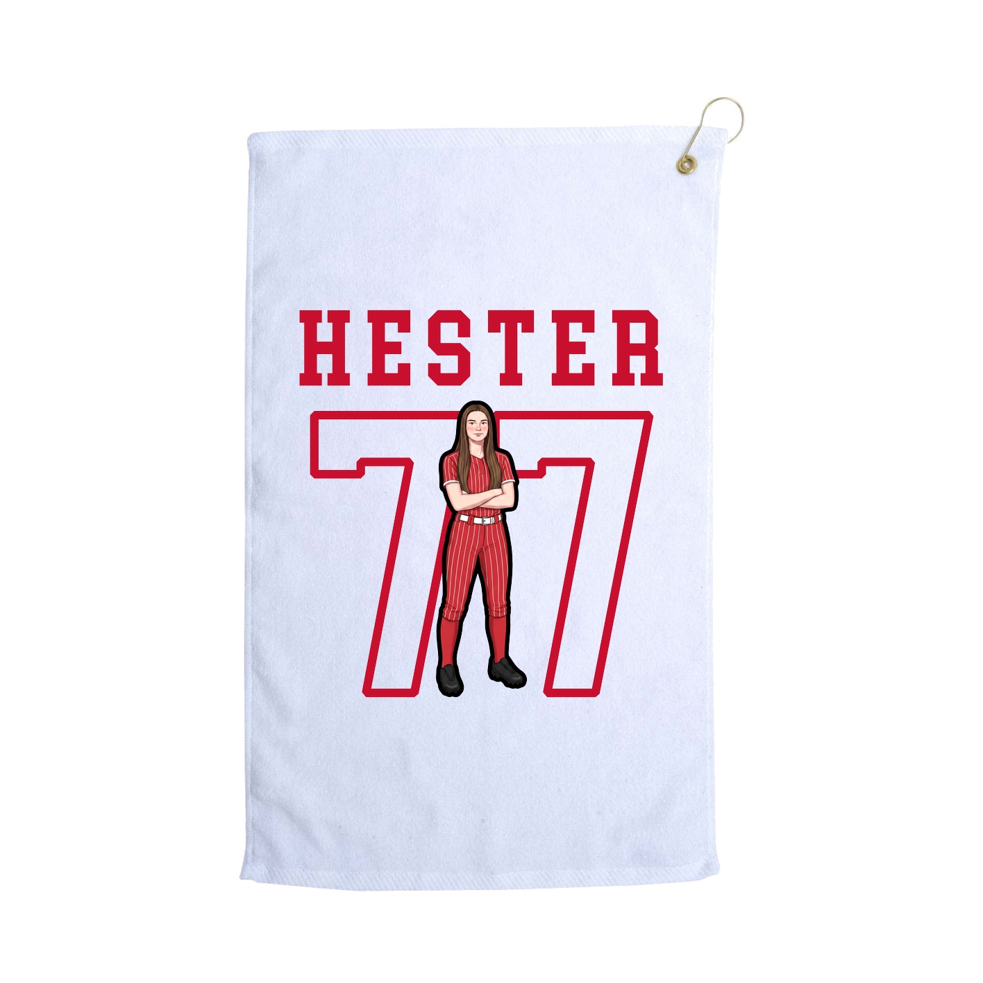 Golf Towel — Shirsey in White
