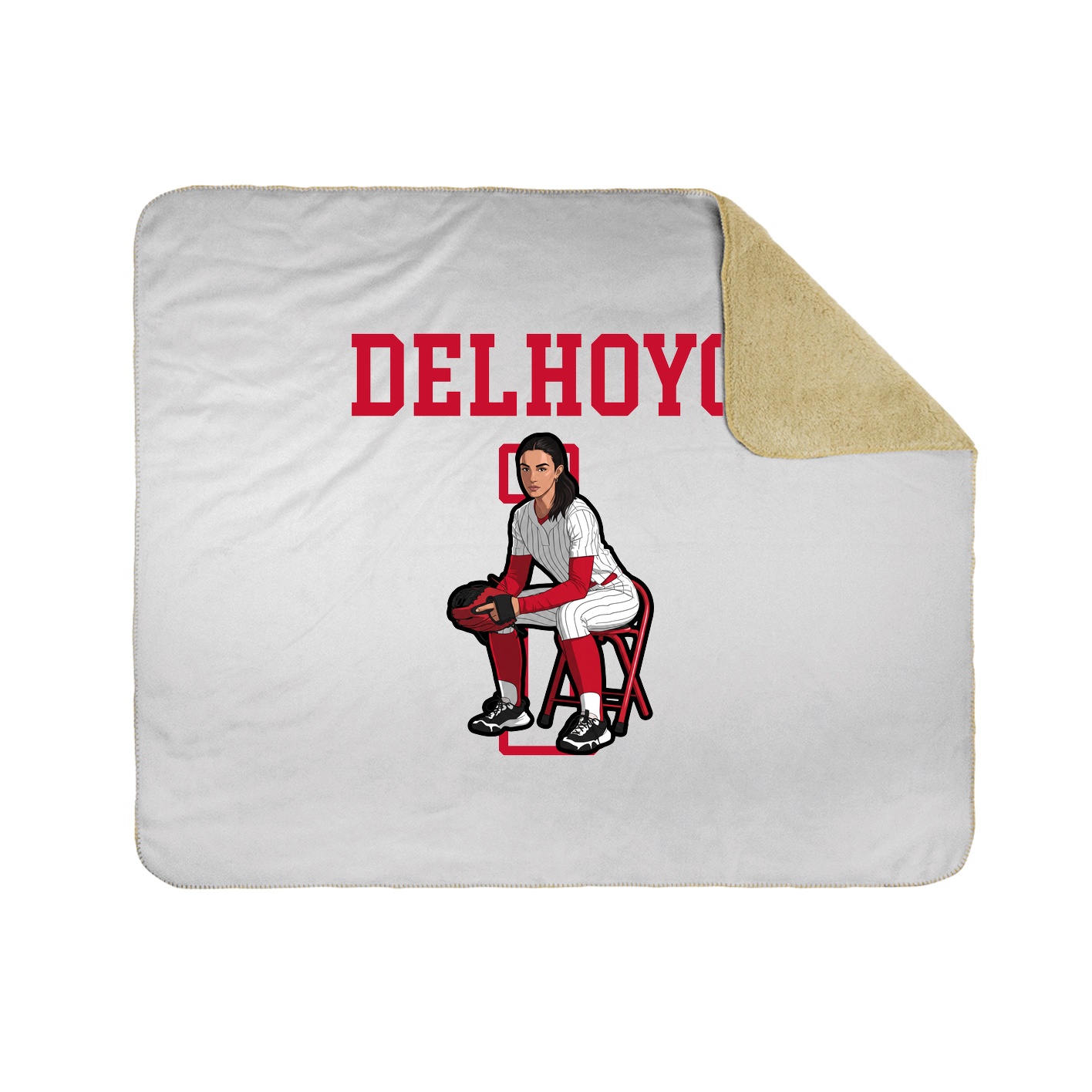 Throw Blanket — Shirsey in White