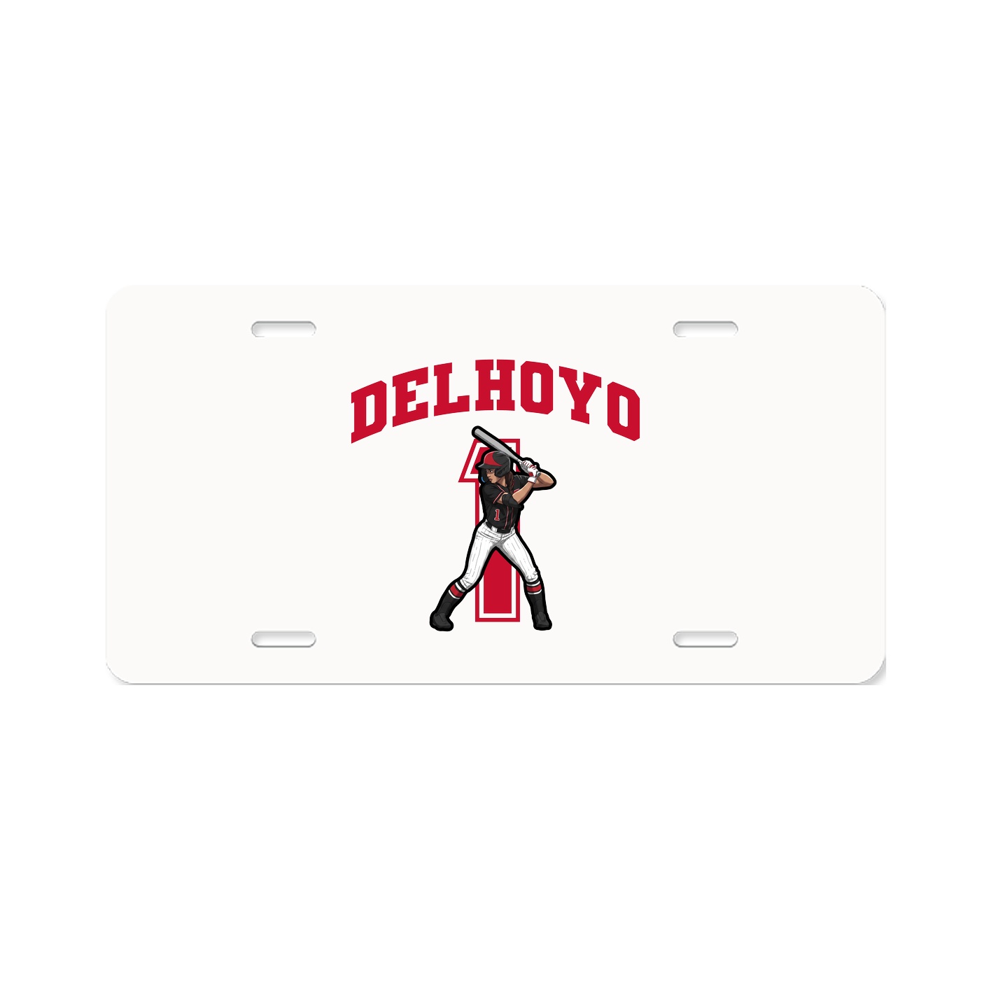 License Plate — Number in Classic