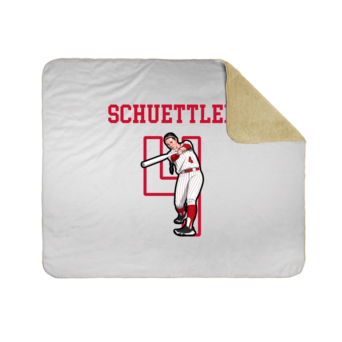 Throw Blanket — Shirsey in White