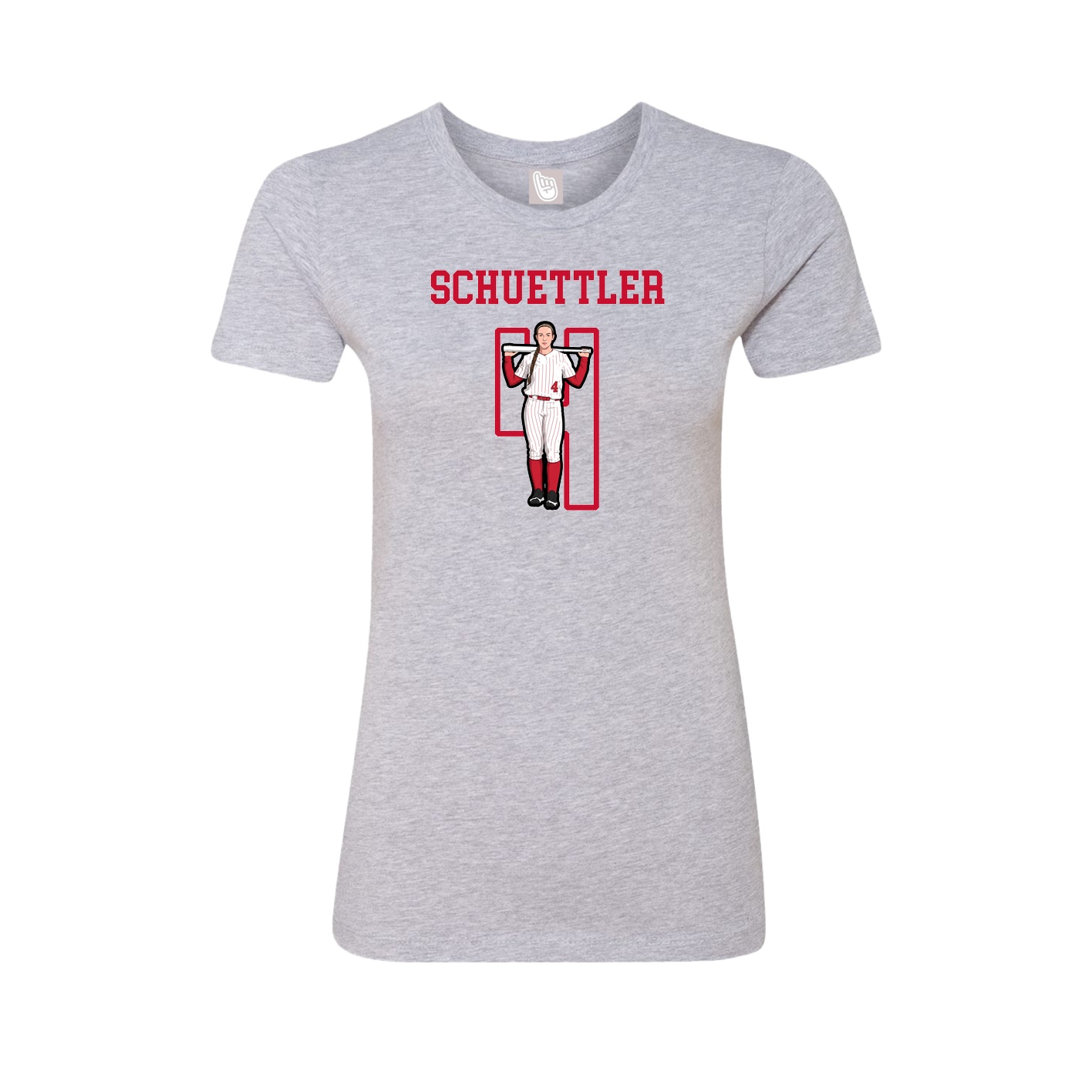 Fitted Women's Tee — Shirsey in Grey