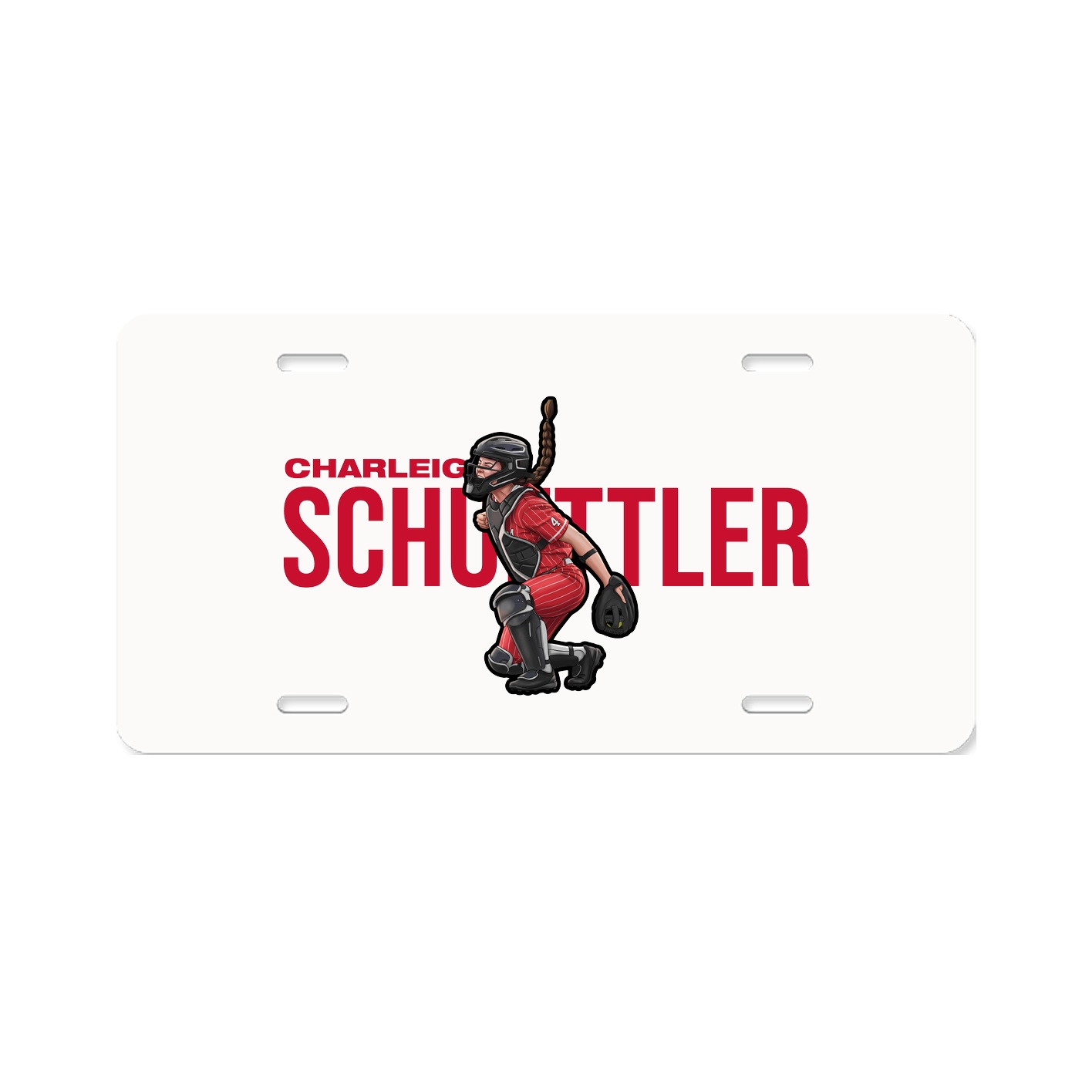 License Plate — Player Name in Classic
