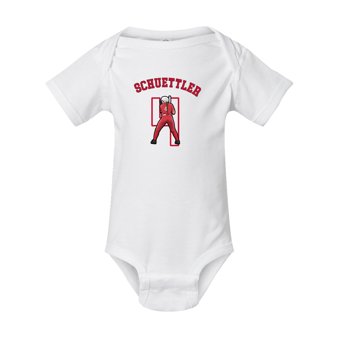 Baby Onesie — Shirsey Arch in White