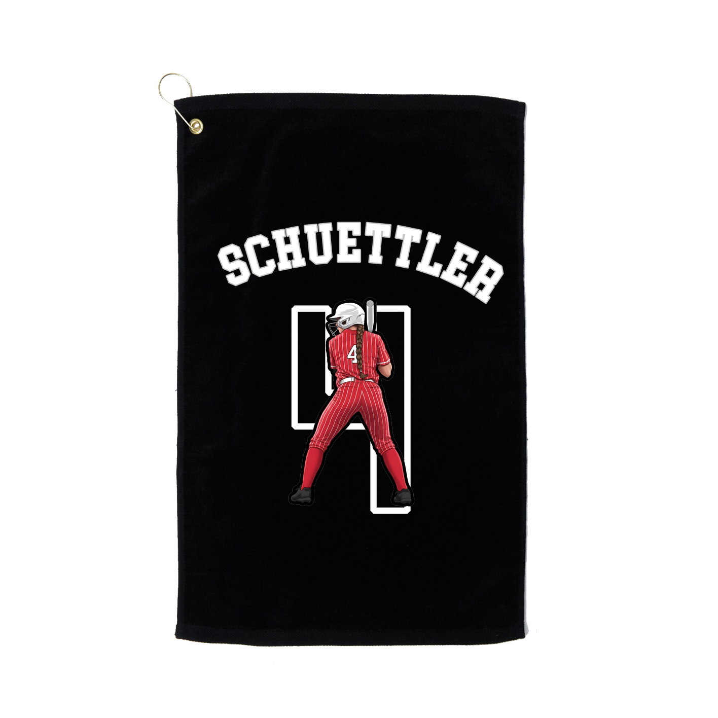 Golf Towel — Shirsey Arch in Black