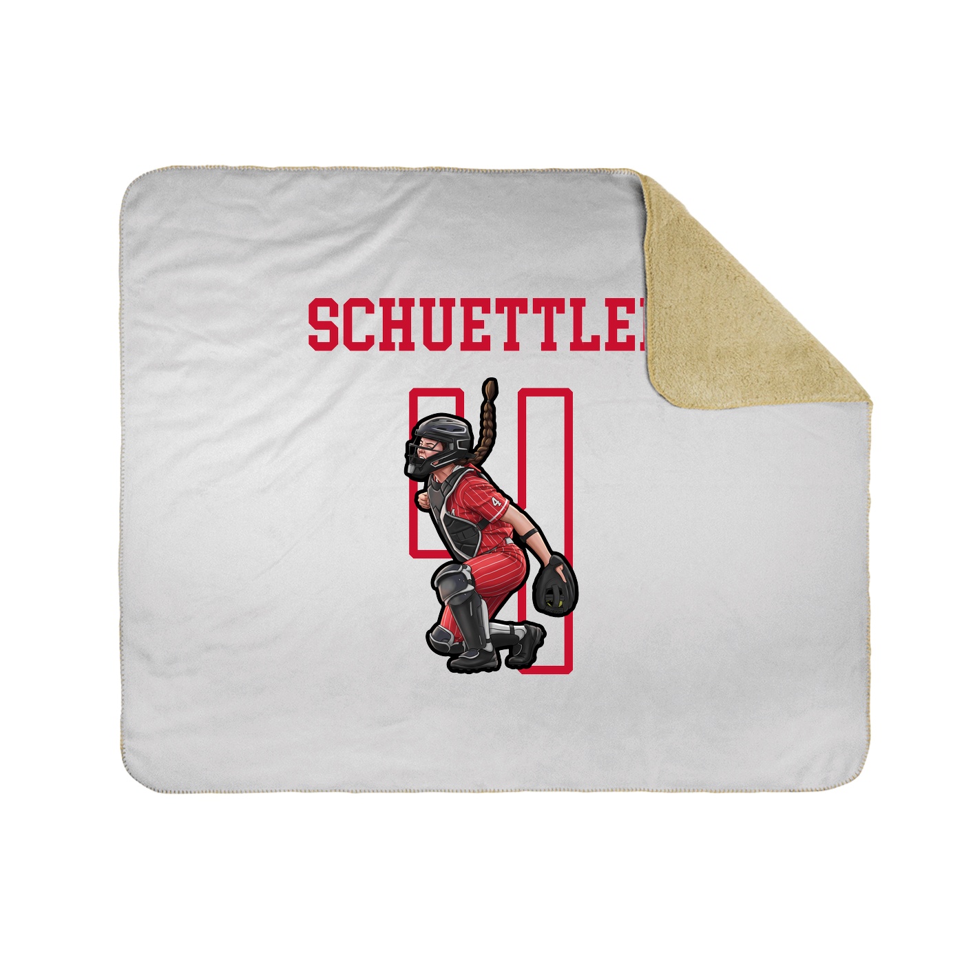 Throw Blanket — Shirsey in White