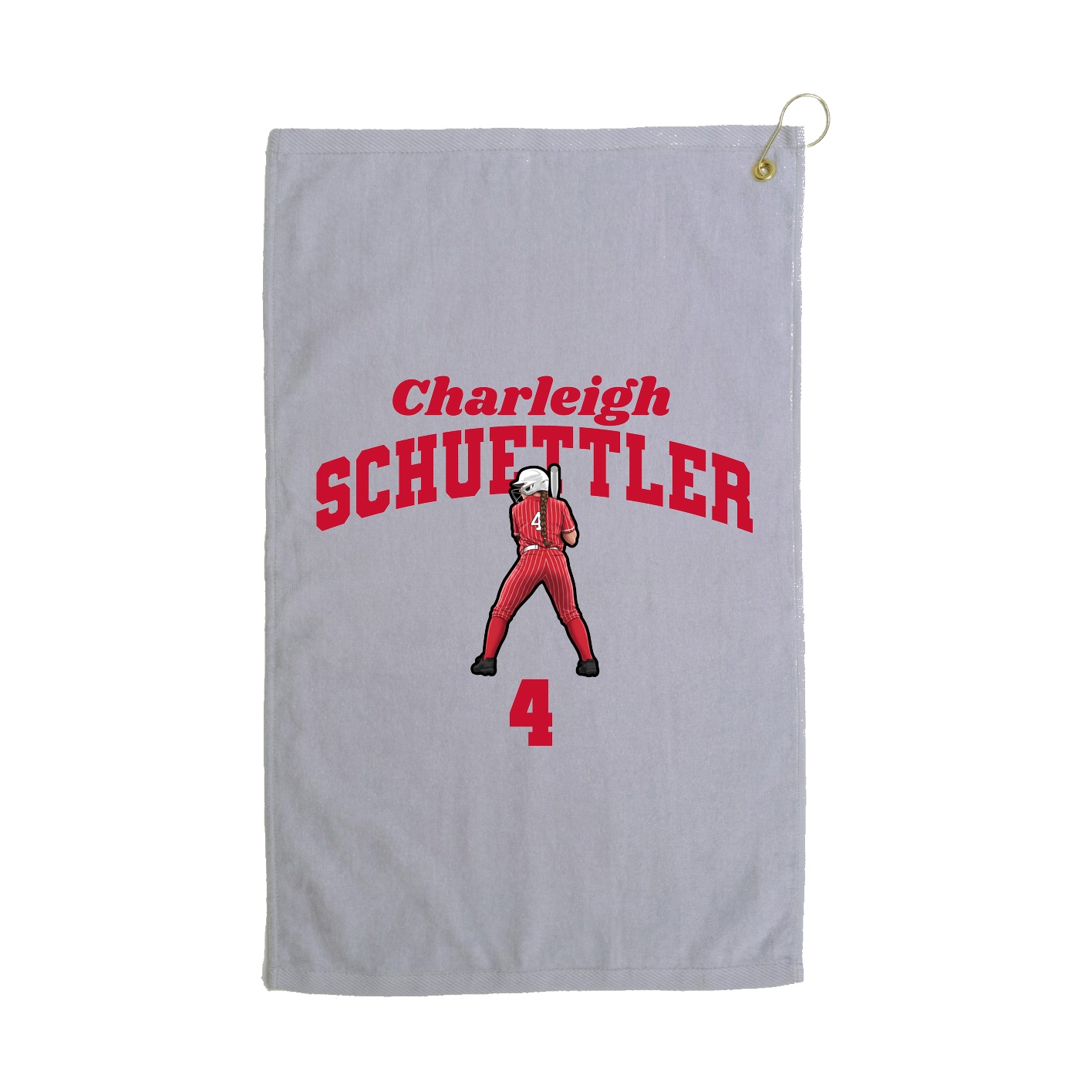 Golf Towel — Signature Arch in Grey