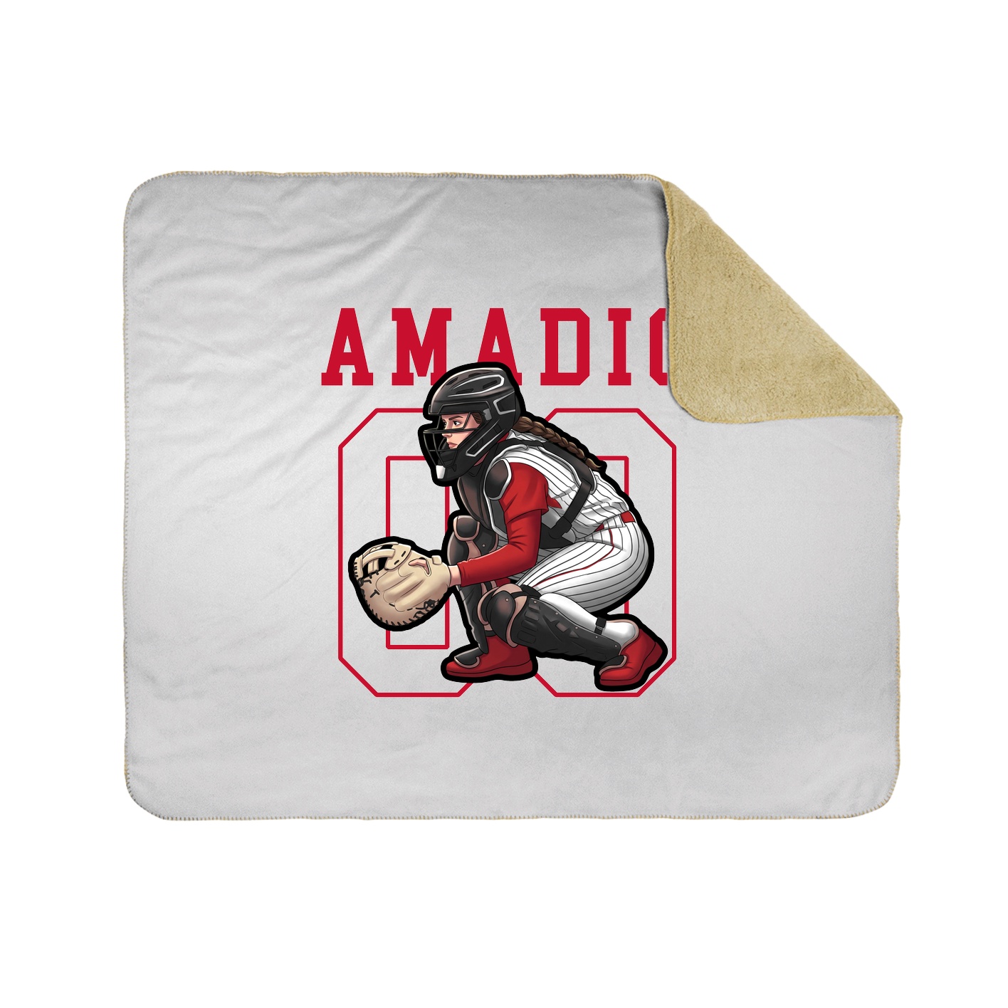 Throw Blanket — Shirsey in White