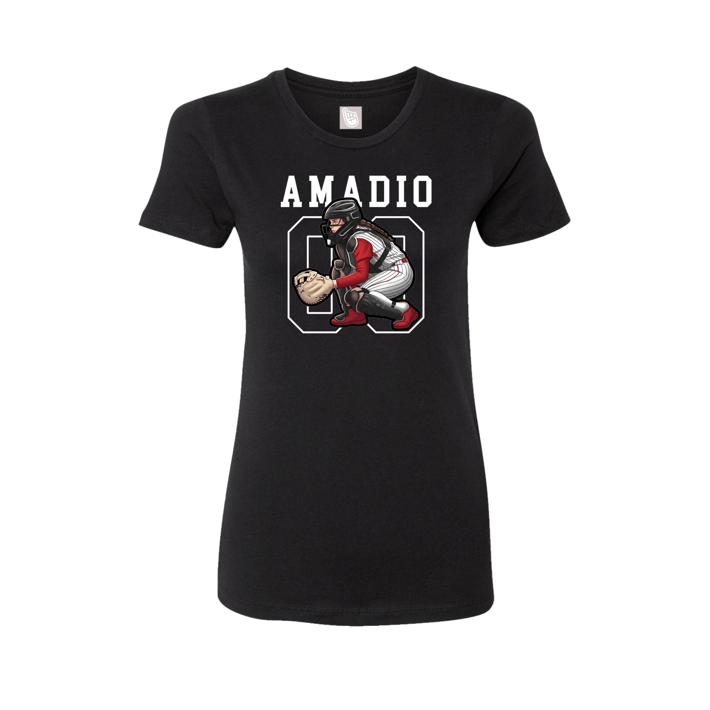 Fitted Women's Tee — Shirsey in Black