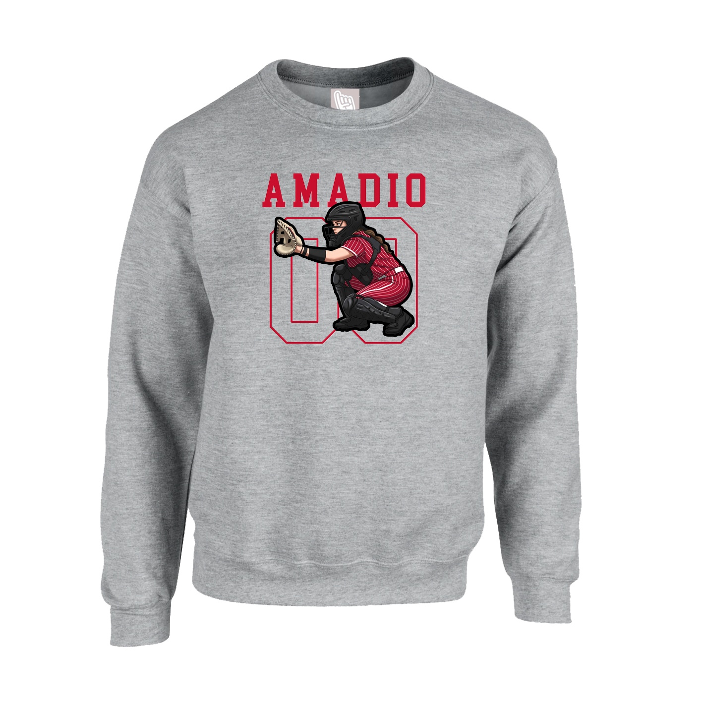 Fleece Crew — Shirsey in Grey
