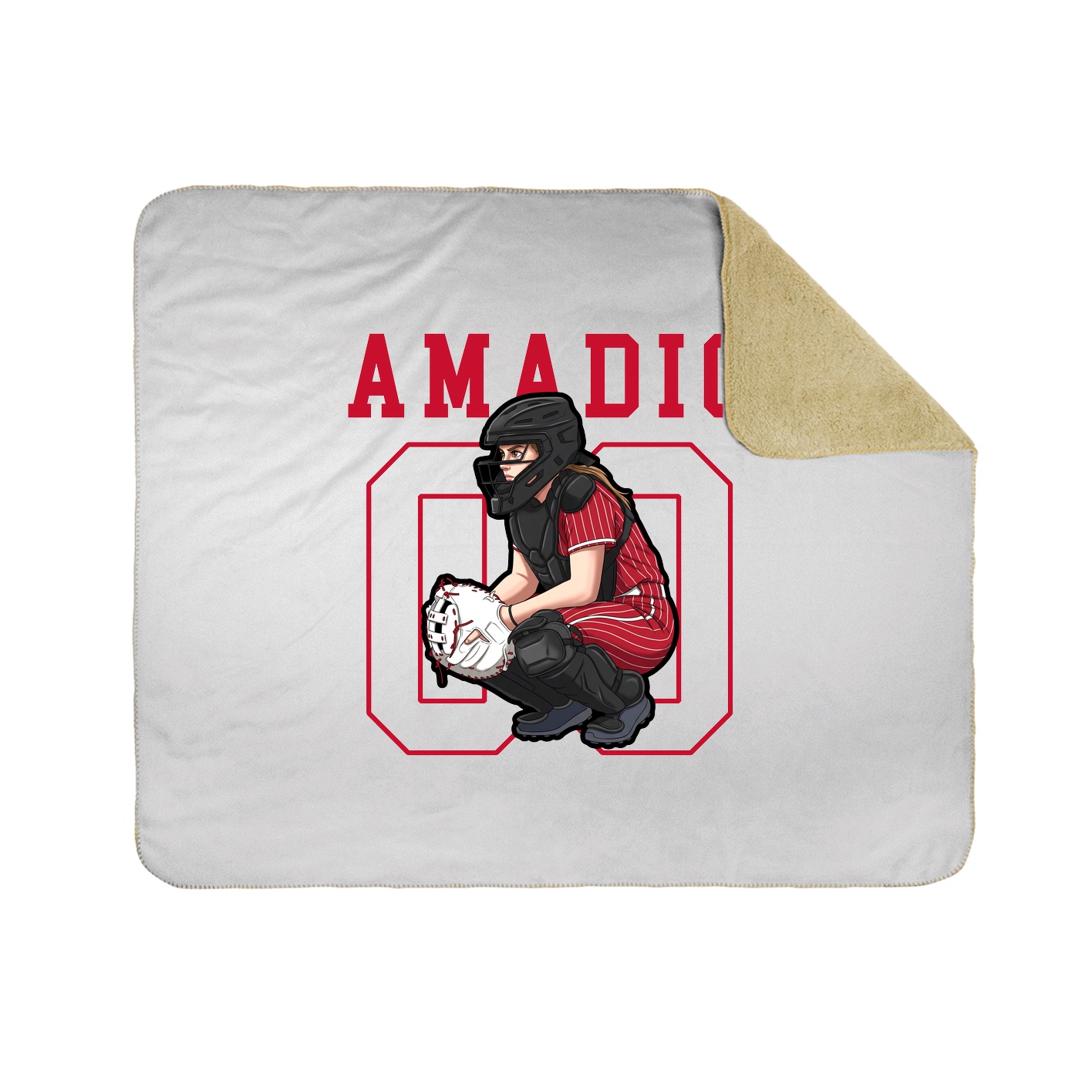 Throw Blanket — Shirsey in White