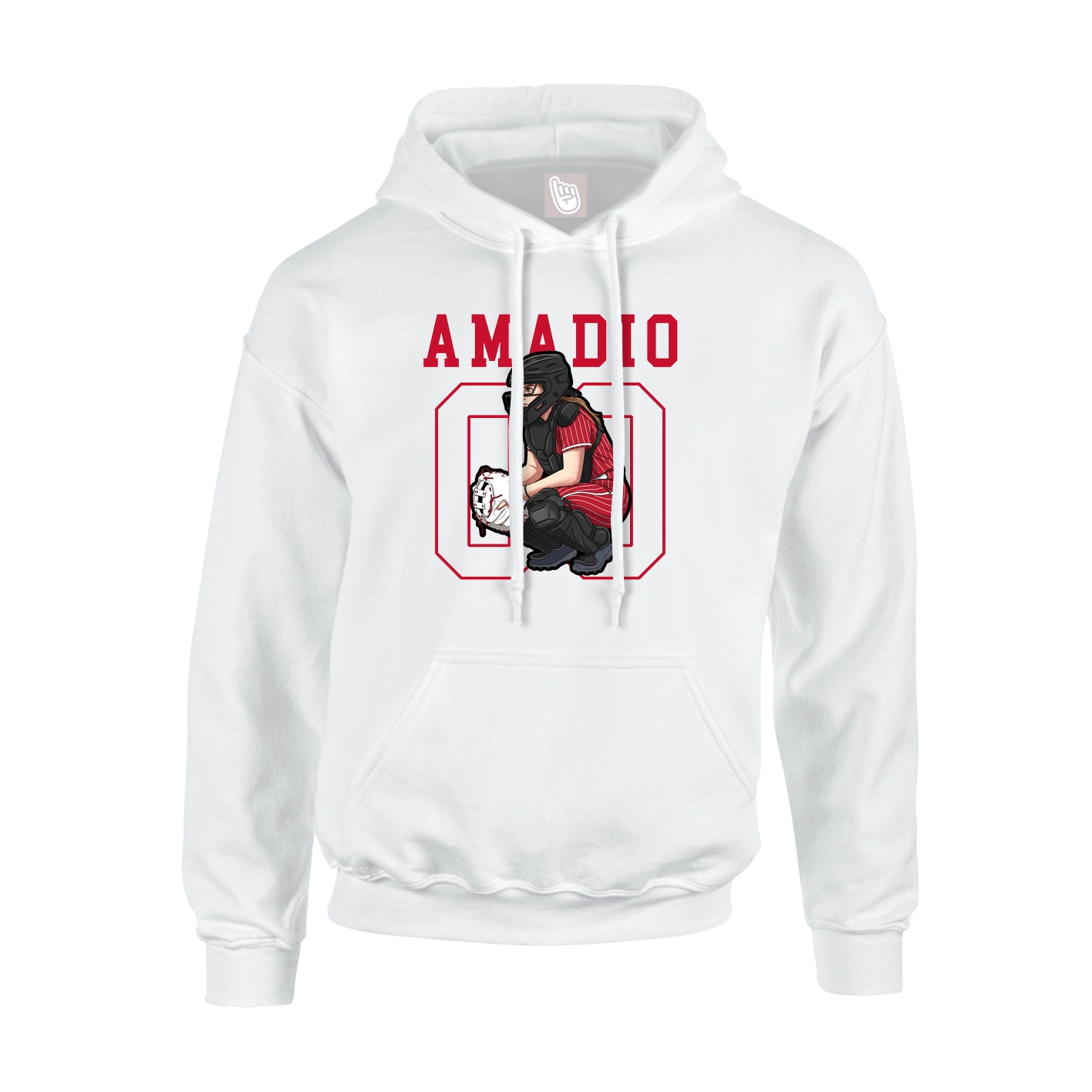 Hoodie — Shirsey in White