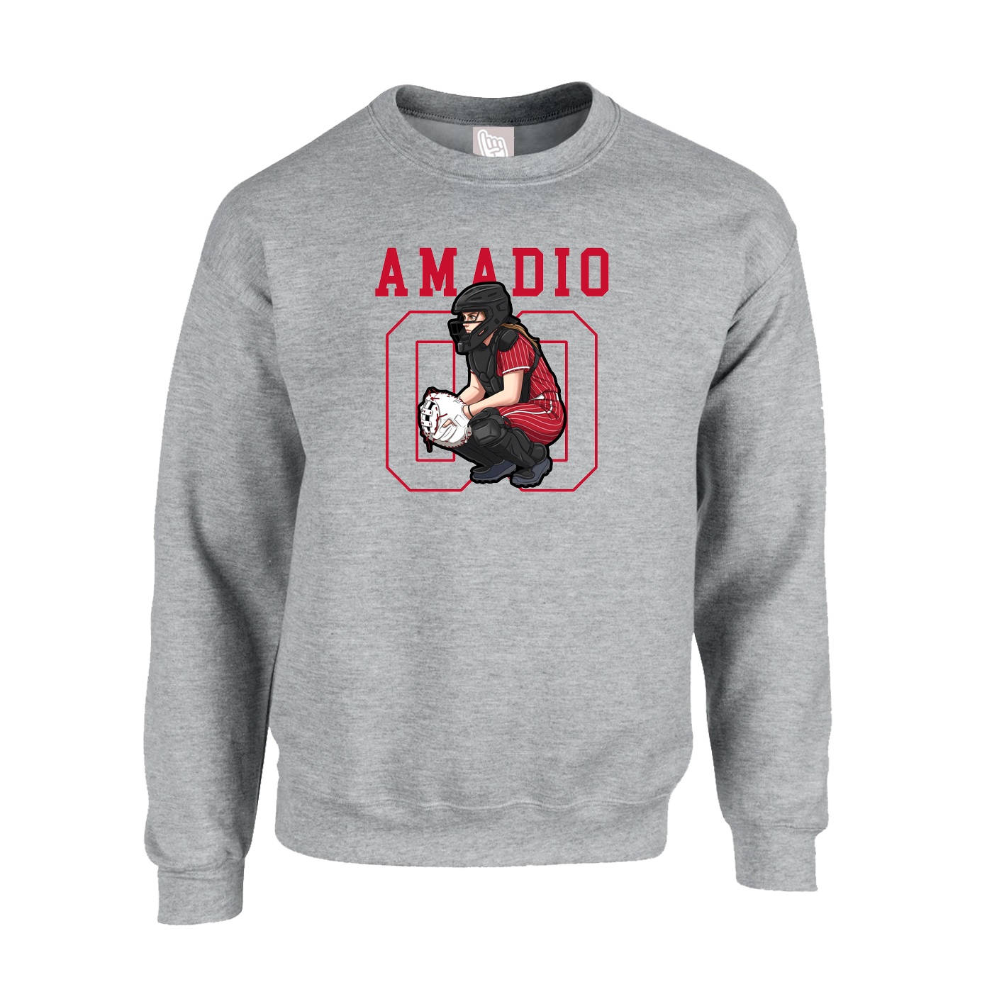 Fleece Crew — Shirsey in Grey