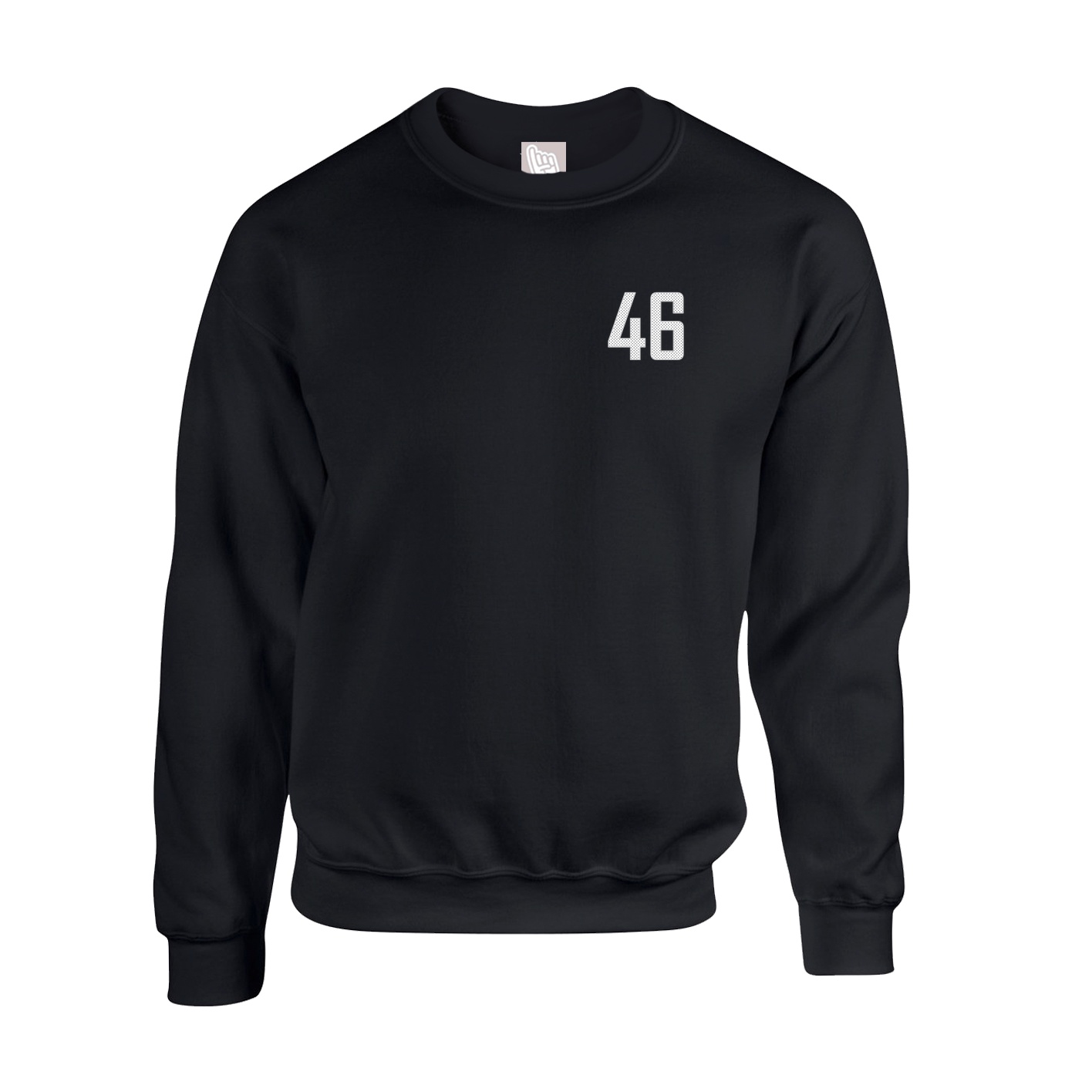 Fleece Crew — Front Shirsy in Black