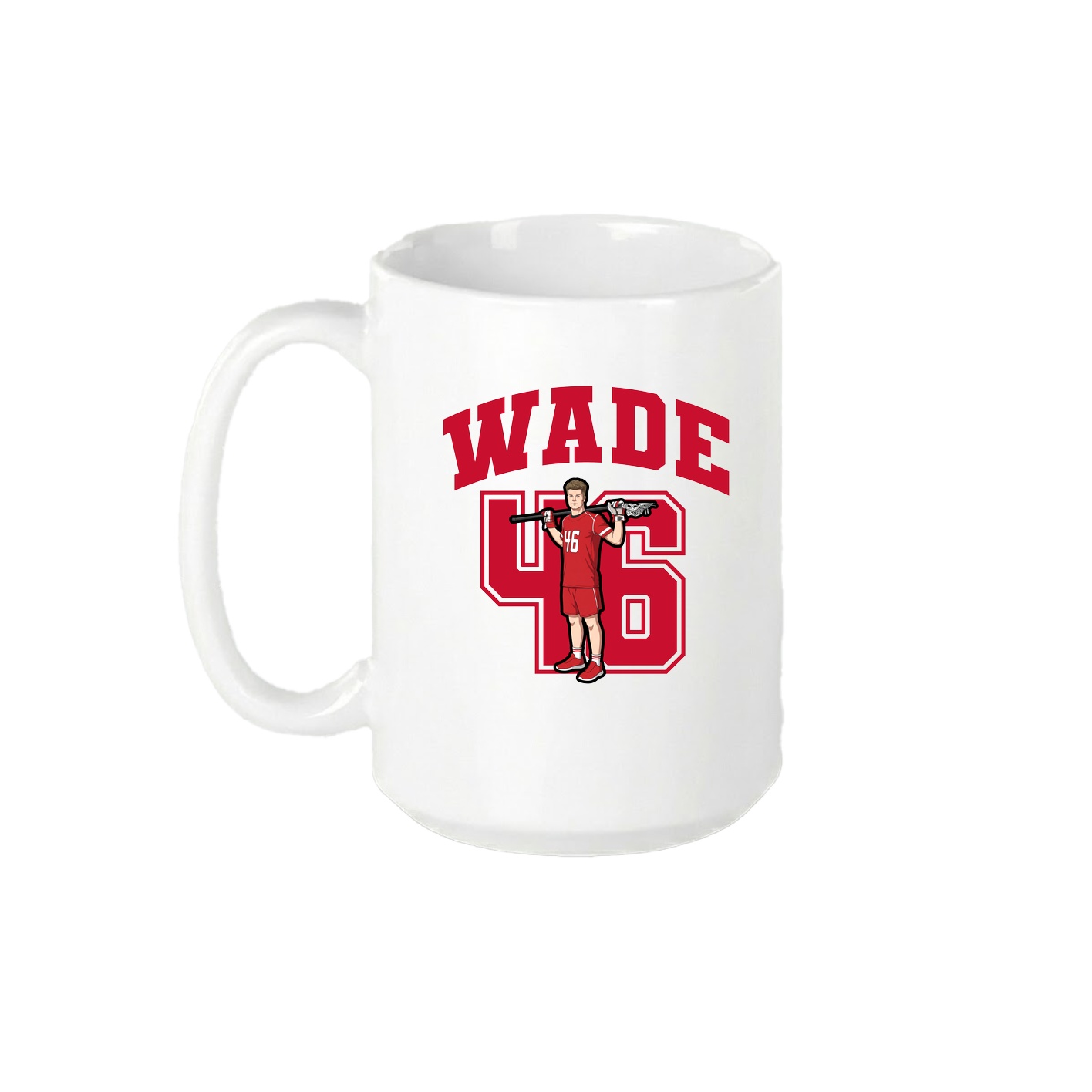 15oz Coffee Mug — Number in White