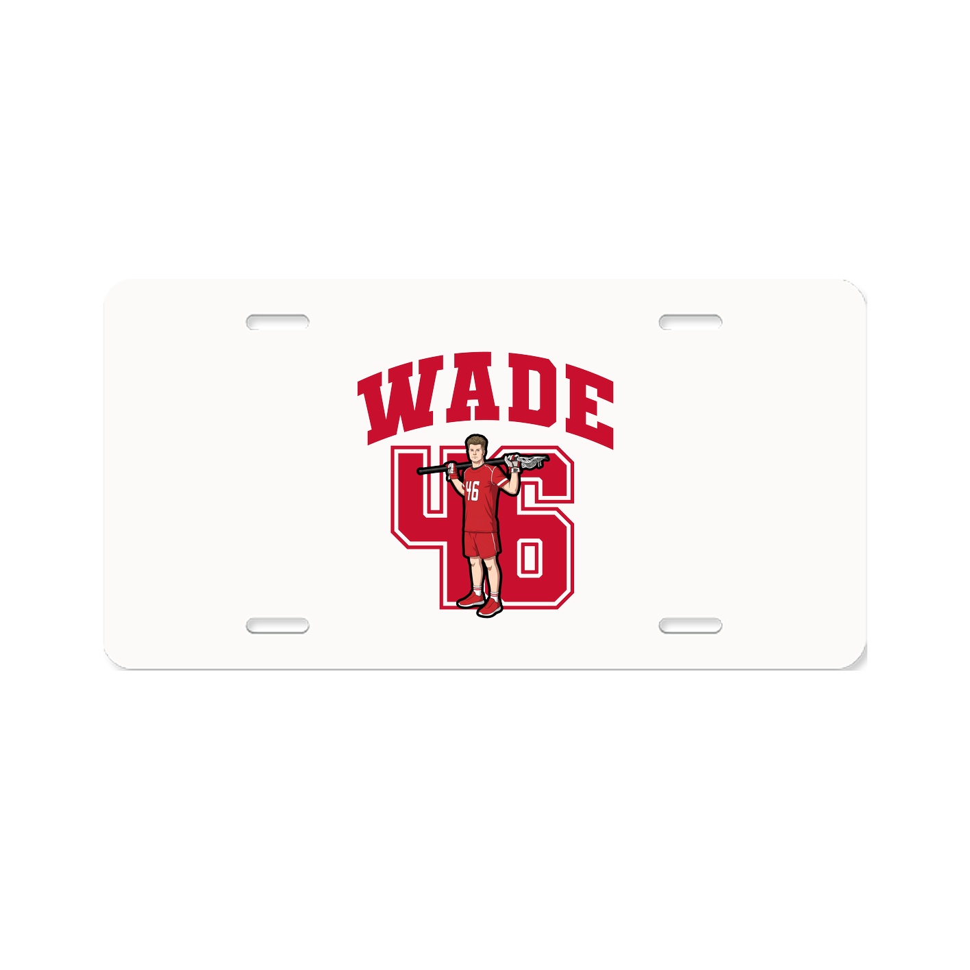License Plate — Number in Classic