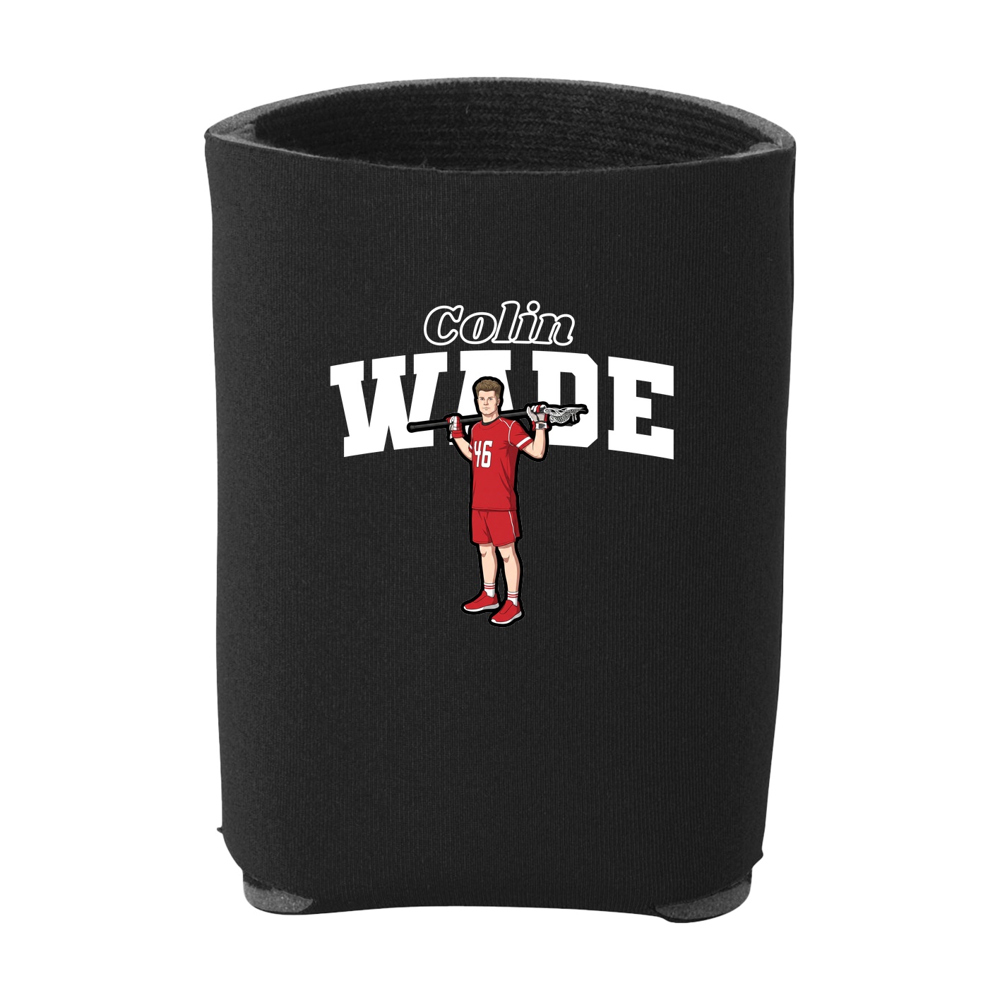 Can Holder — Name Arch in Black