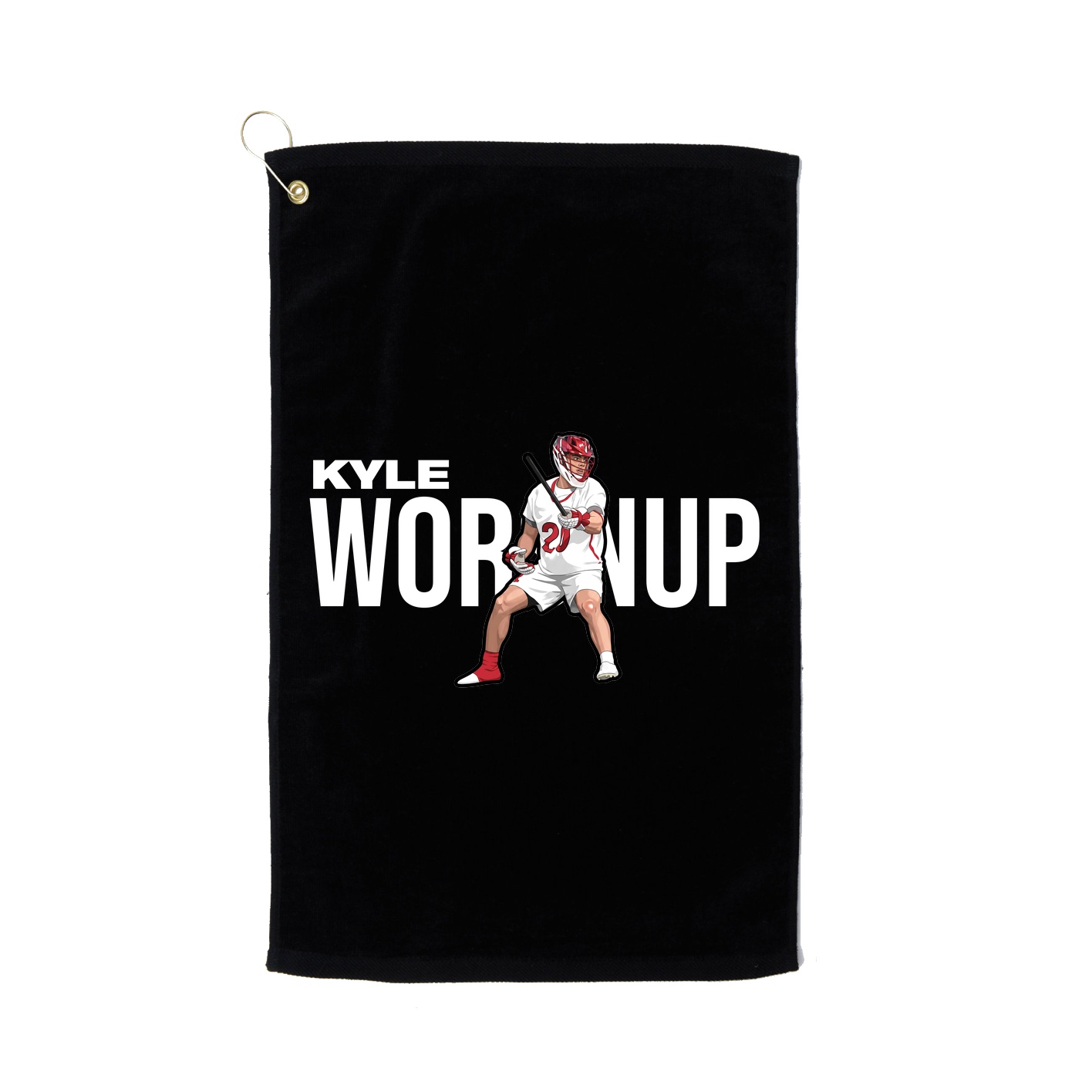 Golf Towel — Player Name in Black