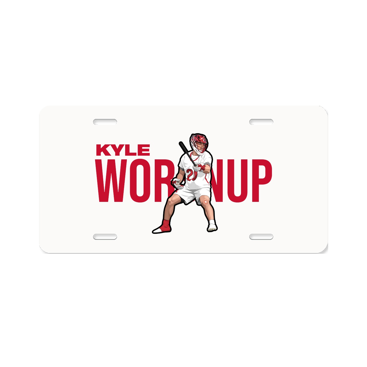License Plate — Player Name in Classic