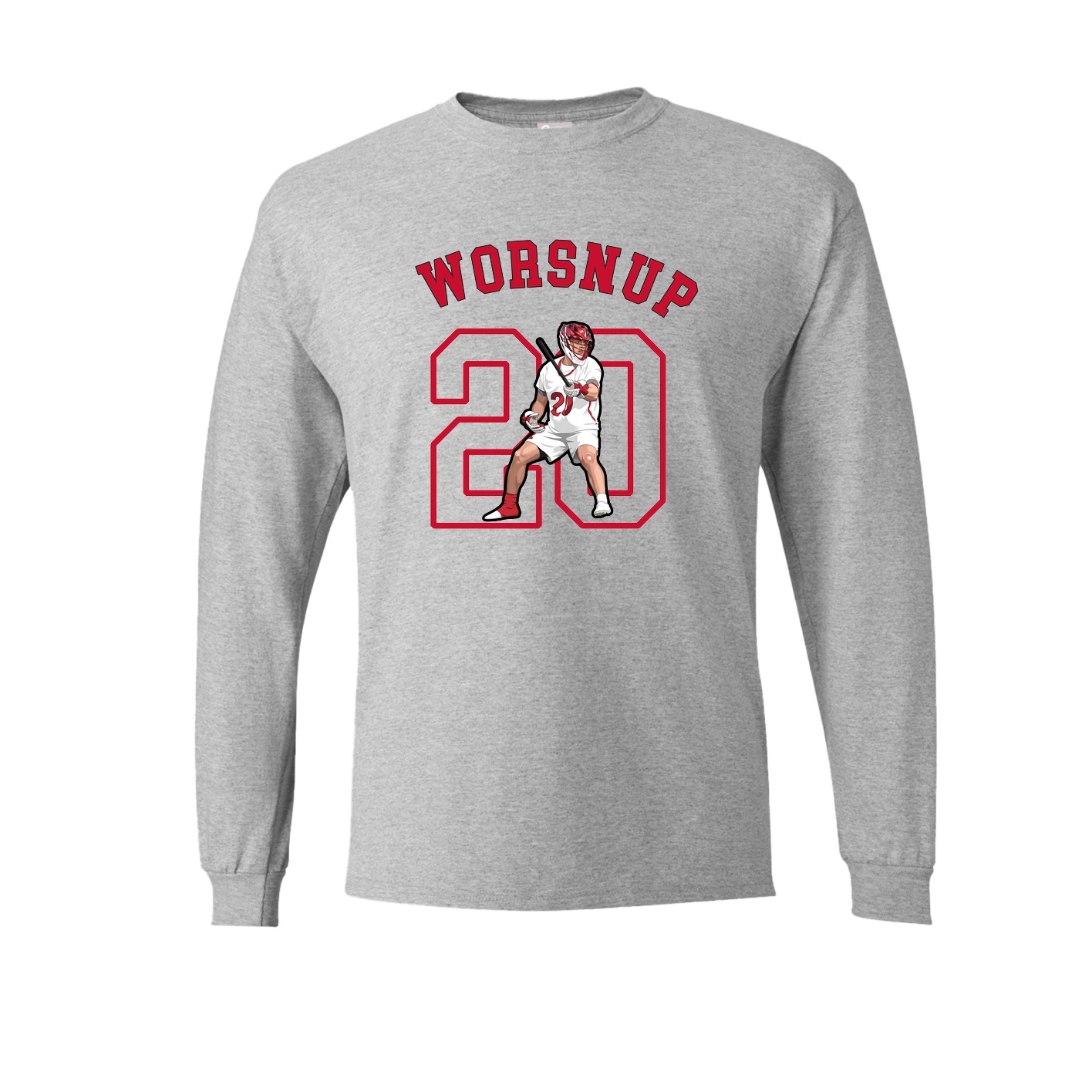 Long Sleeve Tee — Shirsey Arch in Grey