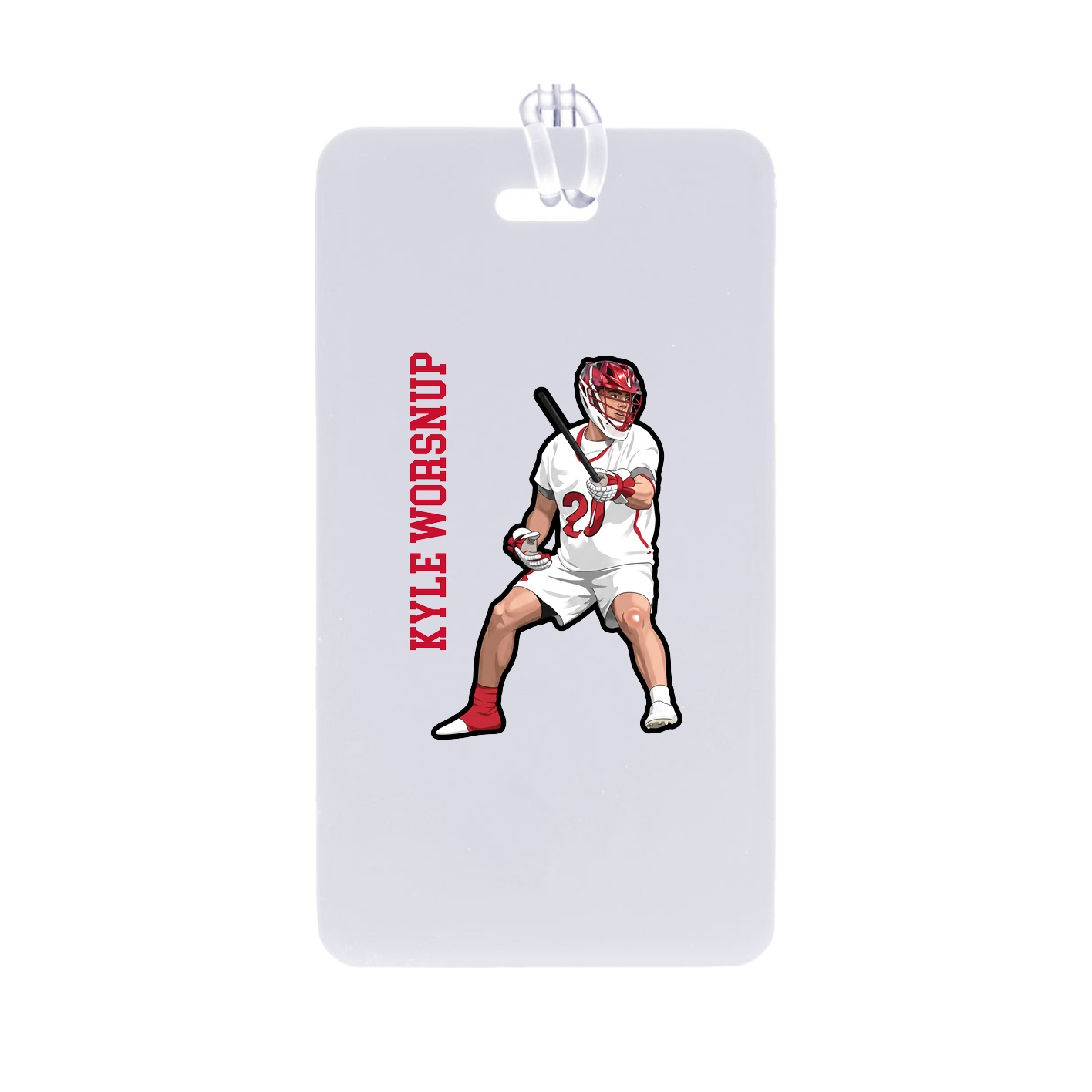 Bag Tag — Name Vertical in Classic