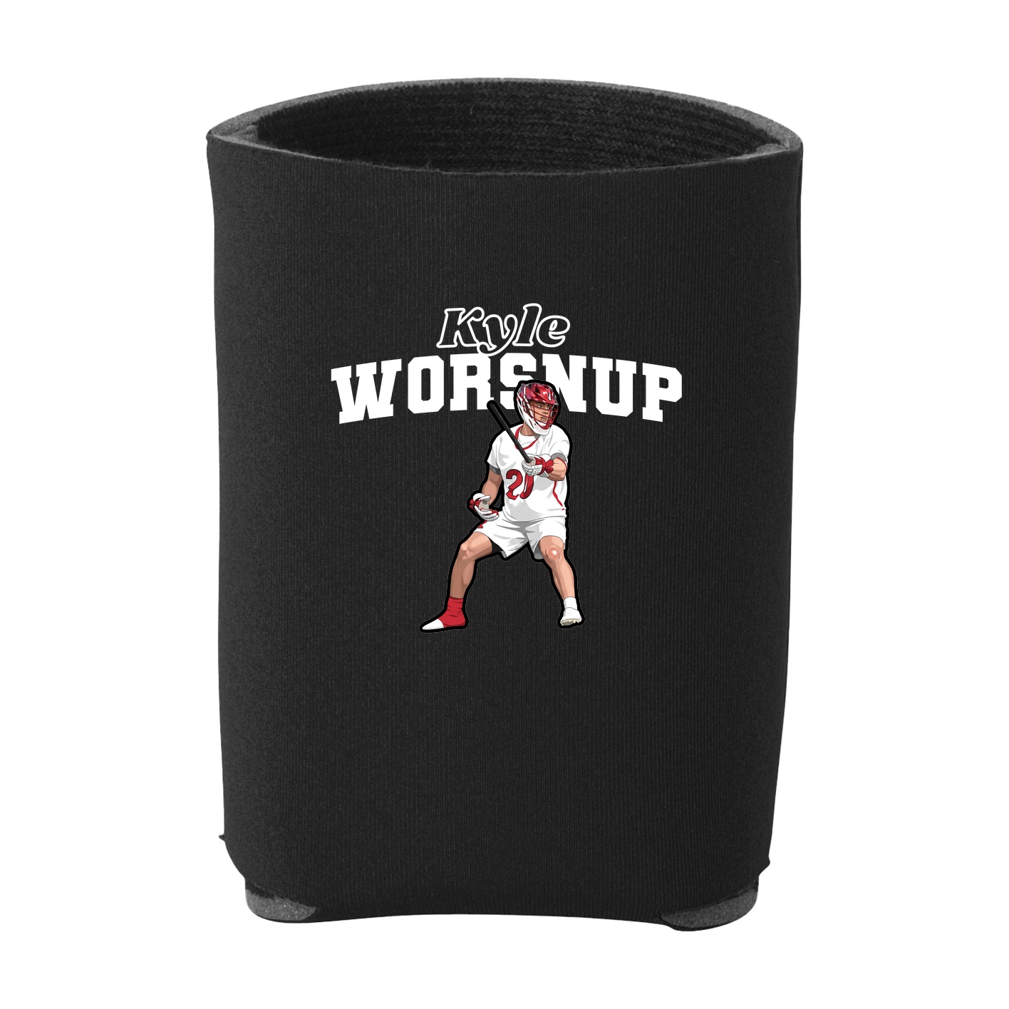 Can Holder — Name Arch in Black