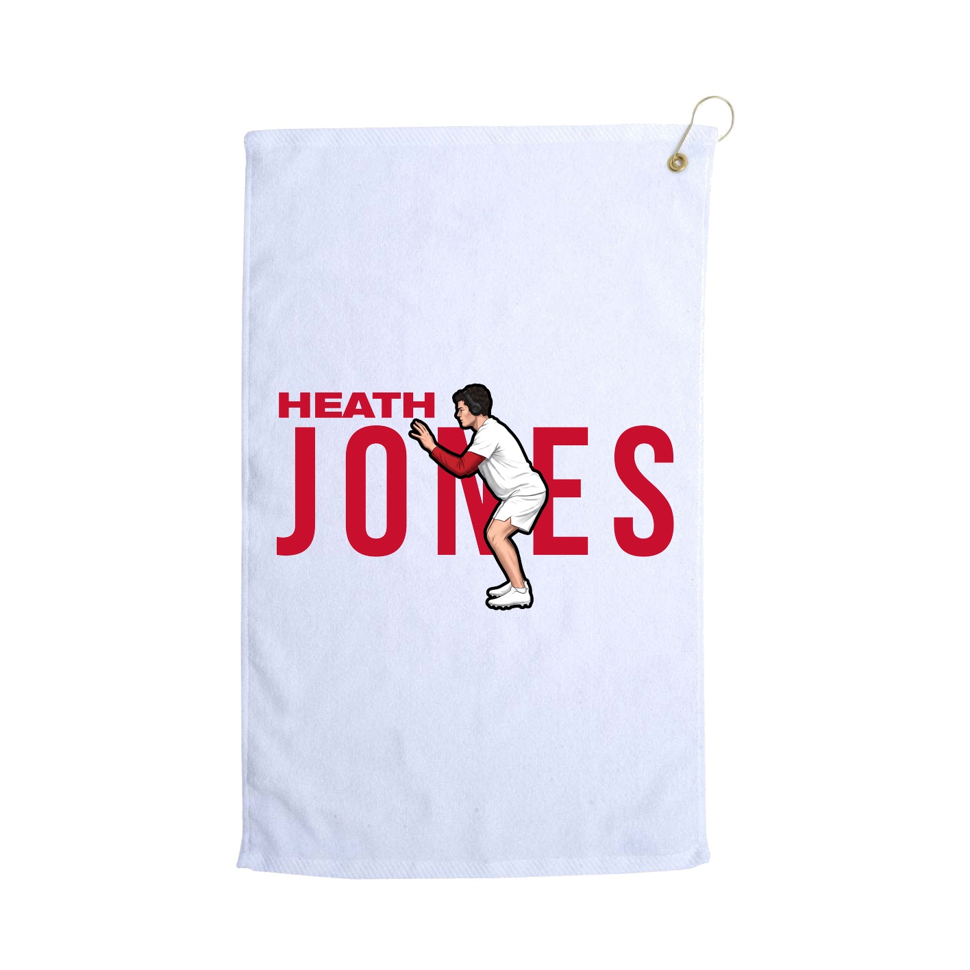 Golf Towel — Player Name in White