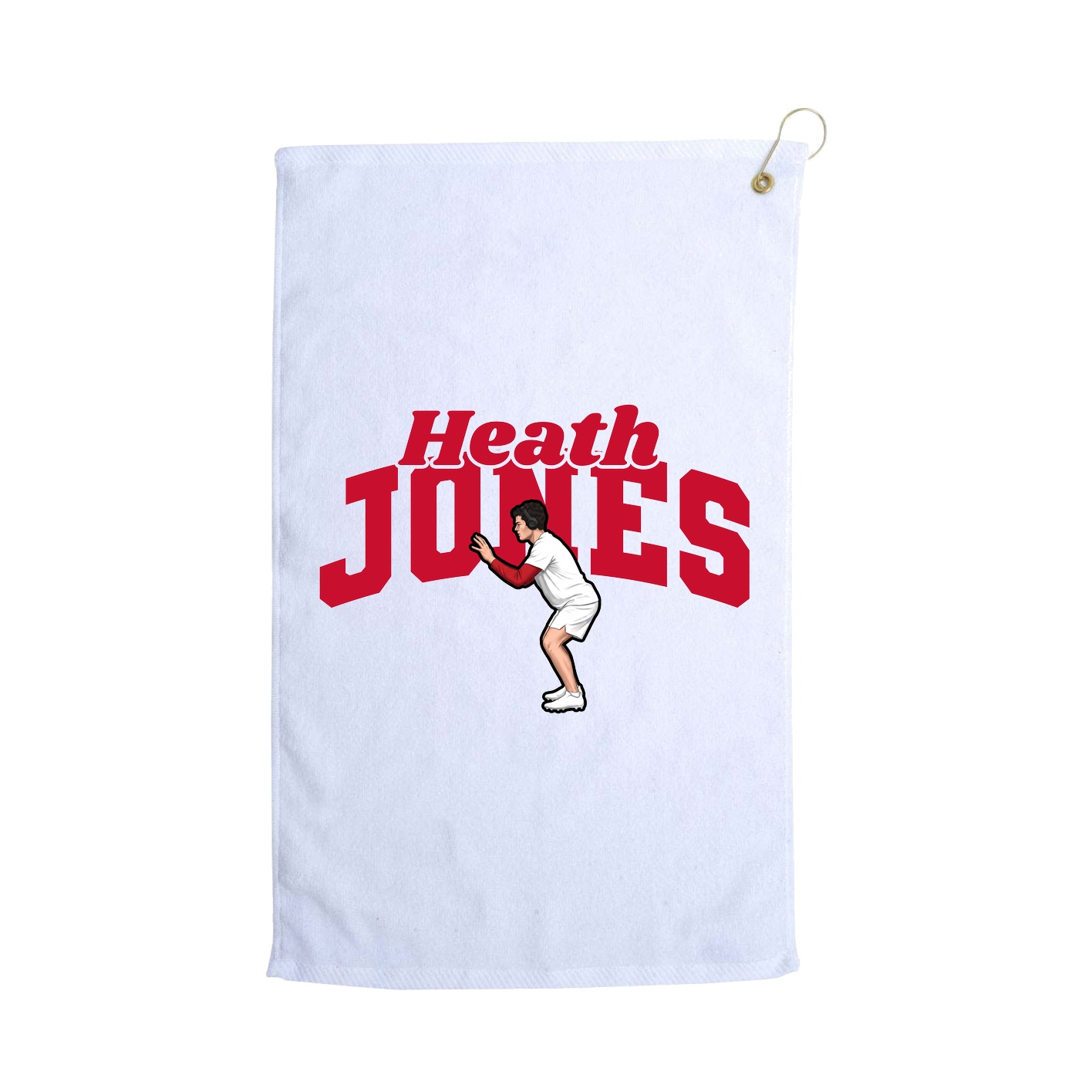 Golf Towel — Signature Arch in White