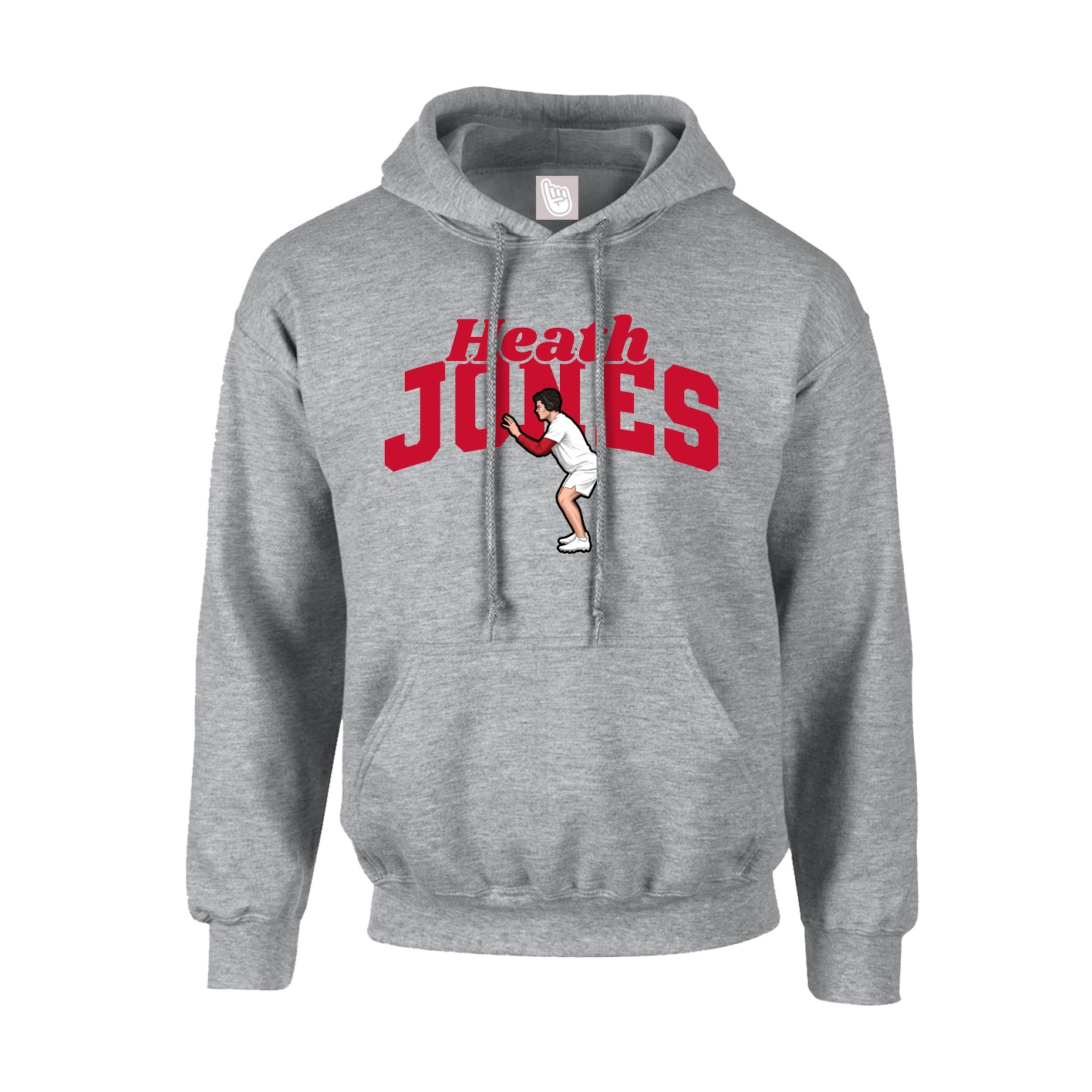 Hoodie — Signature Arch in Grey