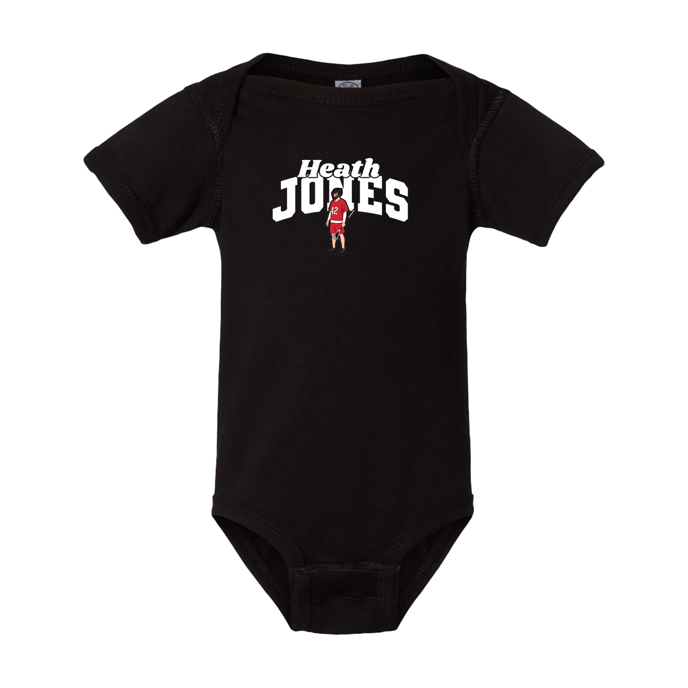 Baby Onesie — Signature Arch in Black