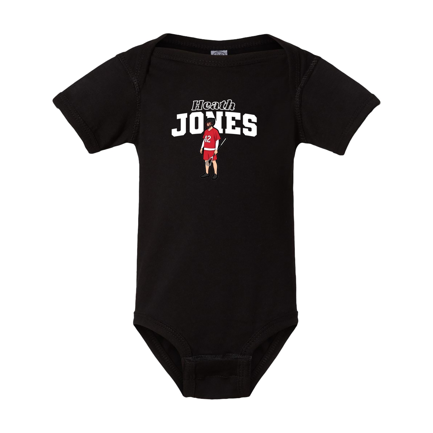 Baby Onesie — Name Arch in Black