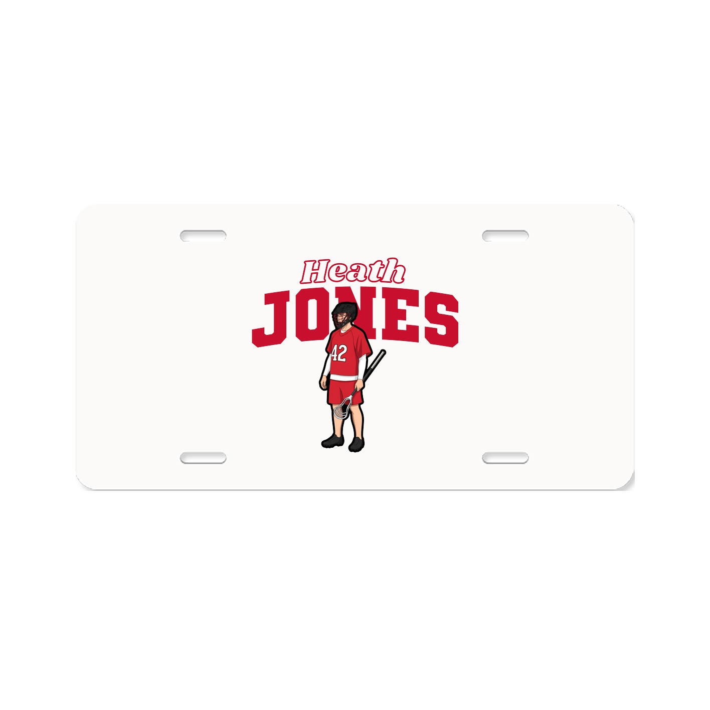 License Plate — Name Arch in Classic