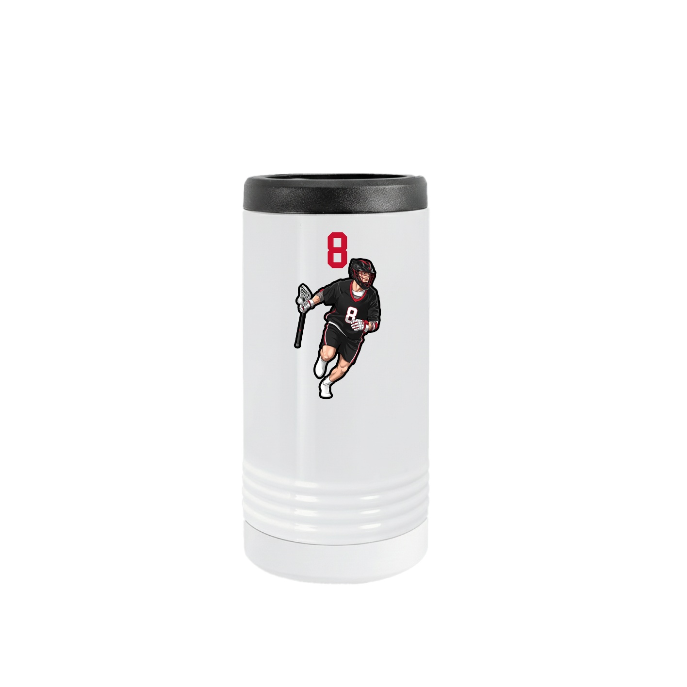 Slim Beverage Holder — Number Top in White