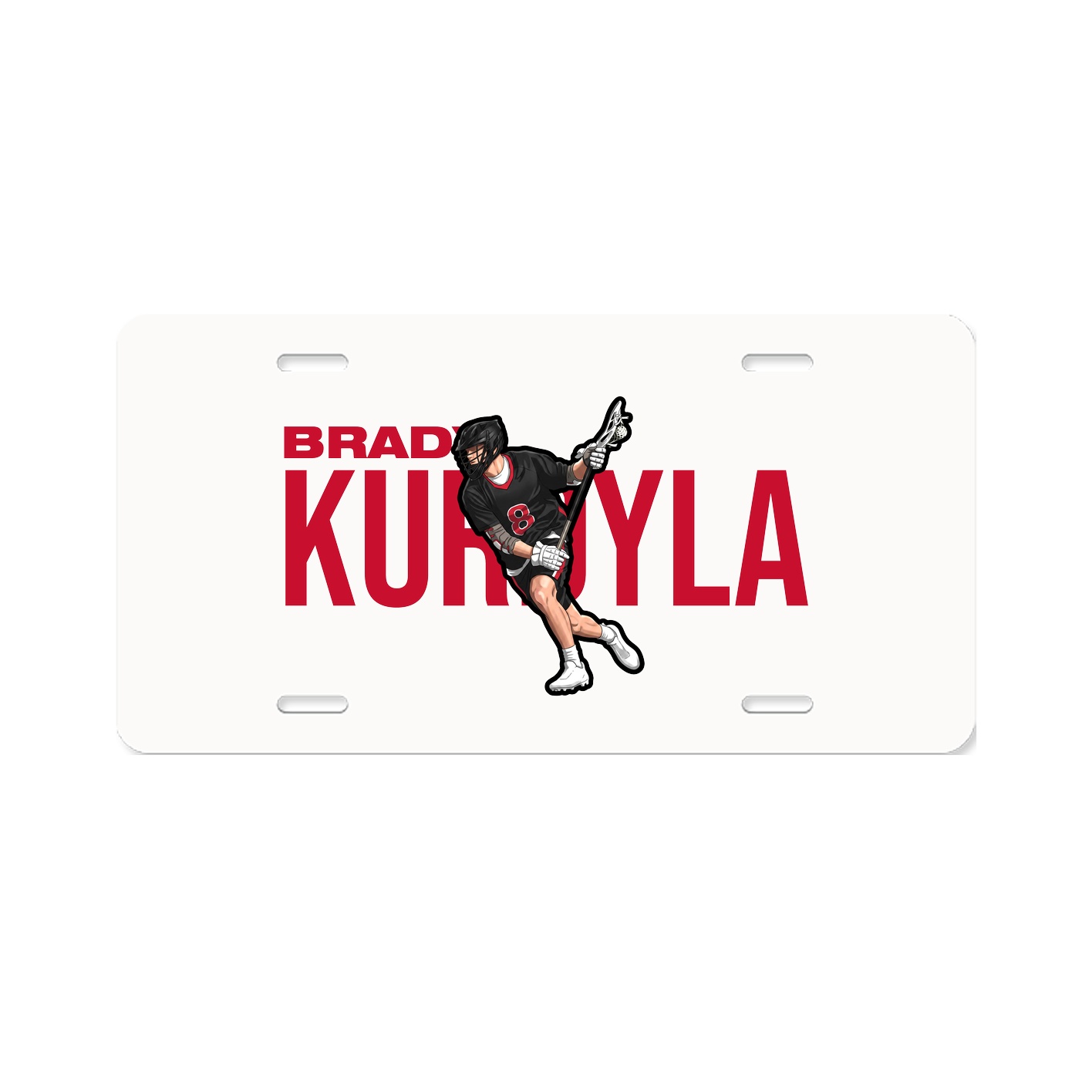 License Plate — Player Name in Classic
