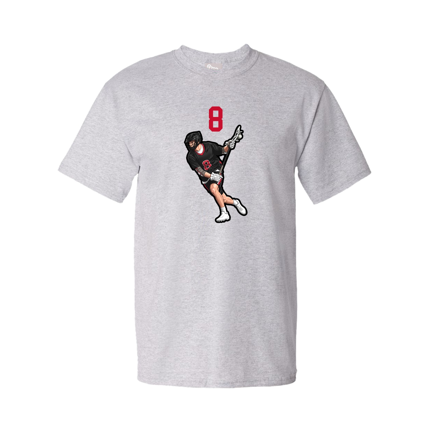 Tee — Number Top in Grey