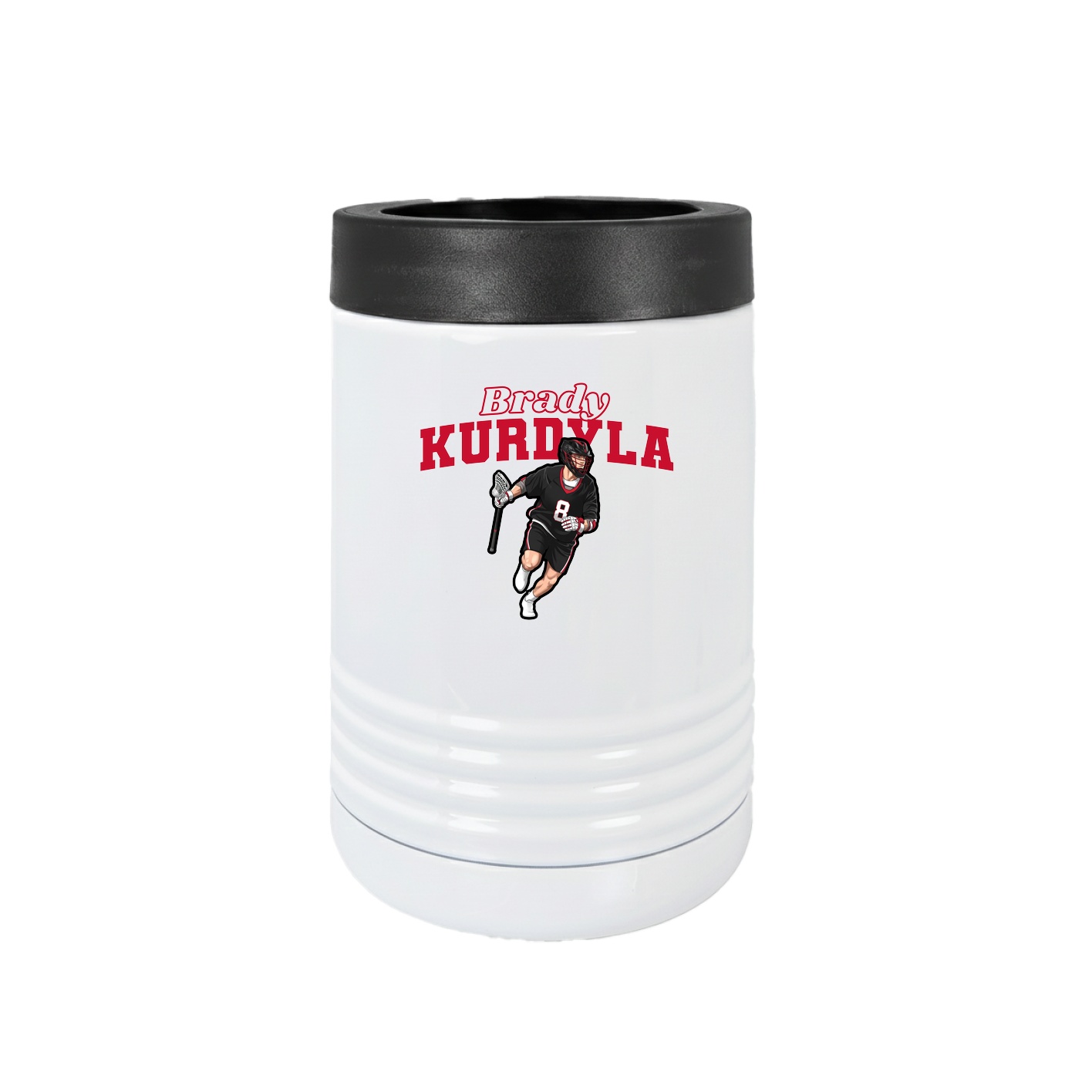 Beverage Holder — Name Arch in White
