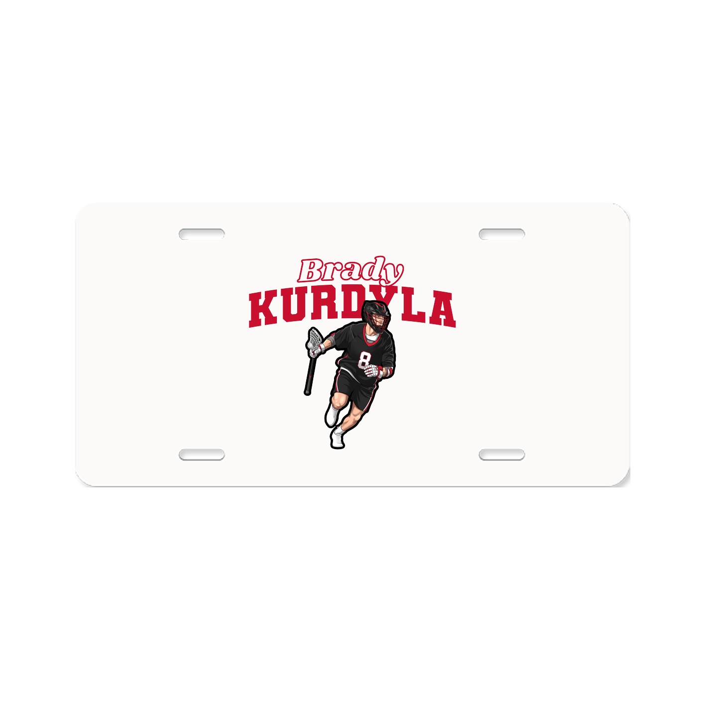 License Plate — Name Arch in Classic