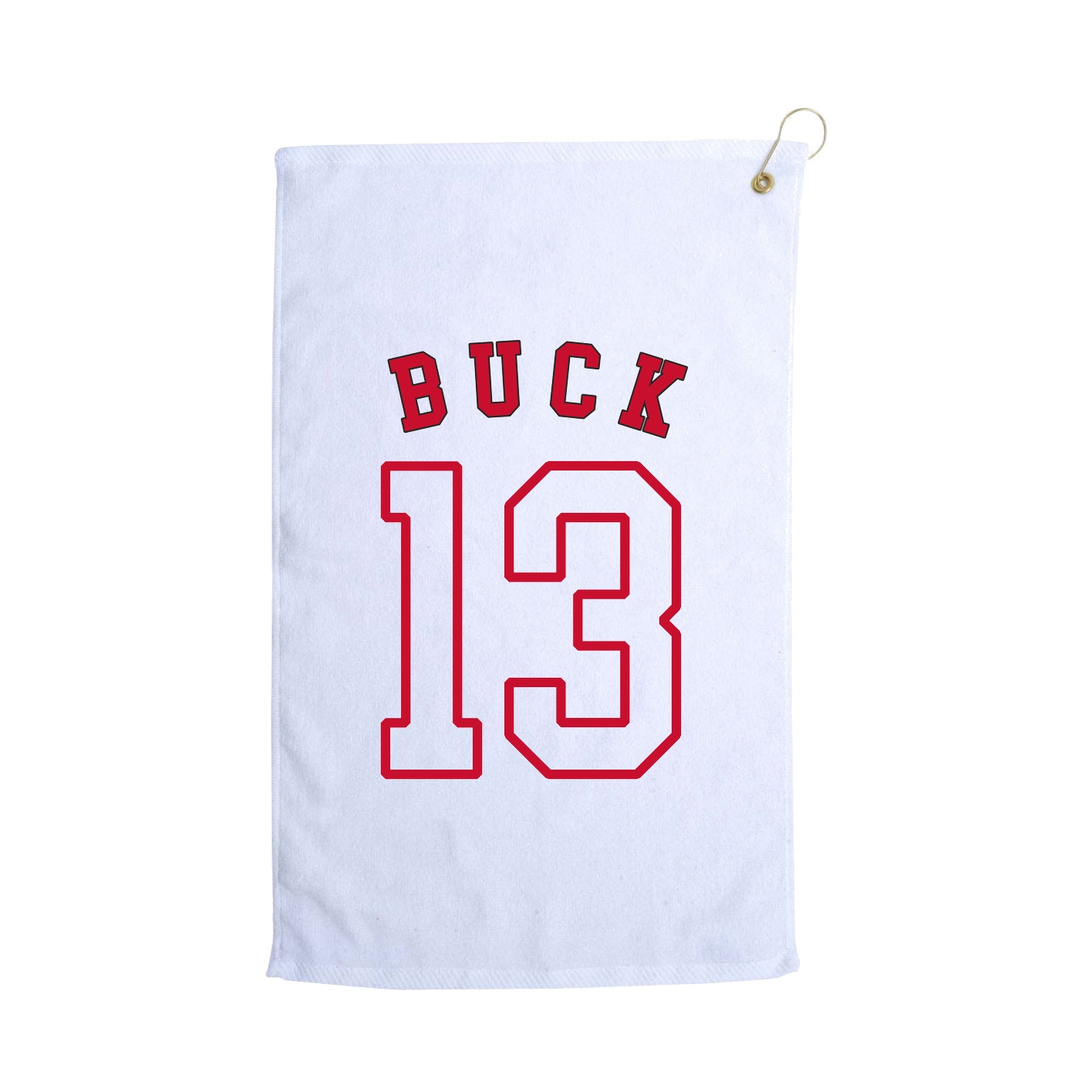 Golf Towel — Shirsey Arch in White