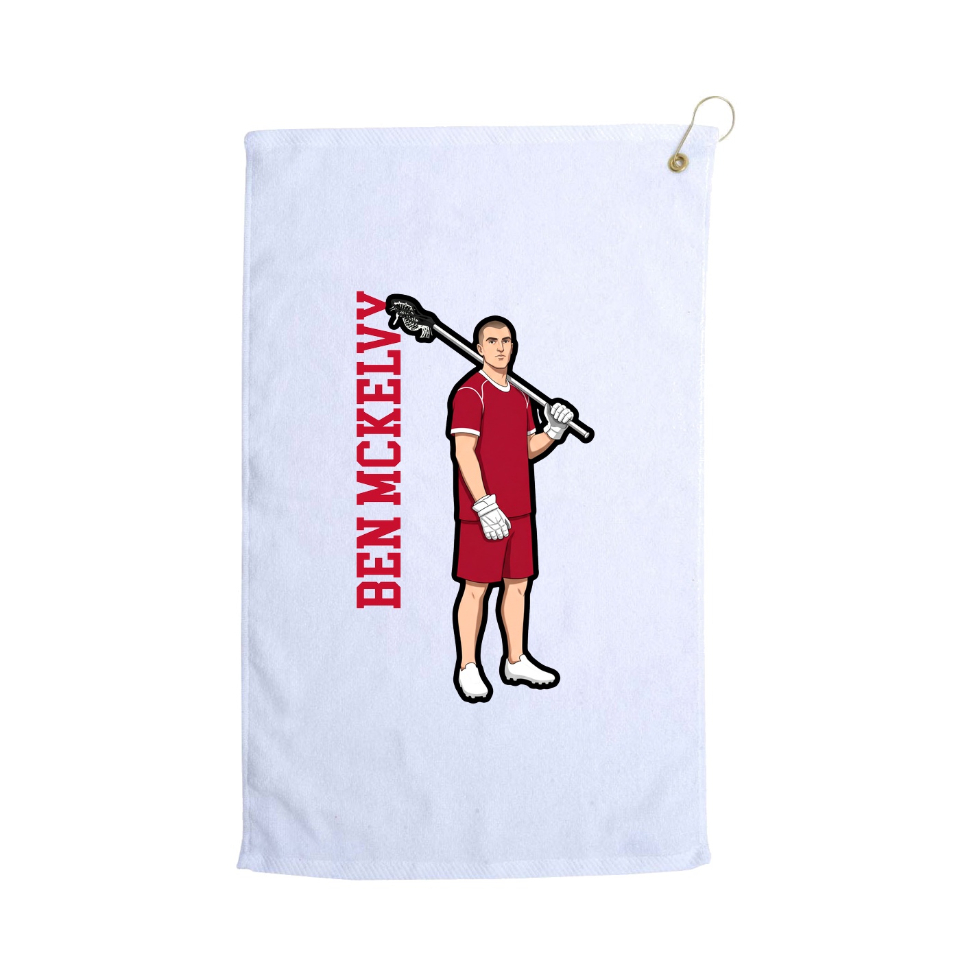 Golf Towel — Classic in White