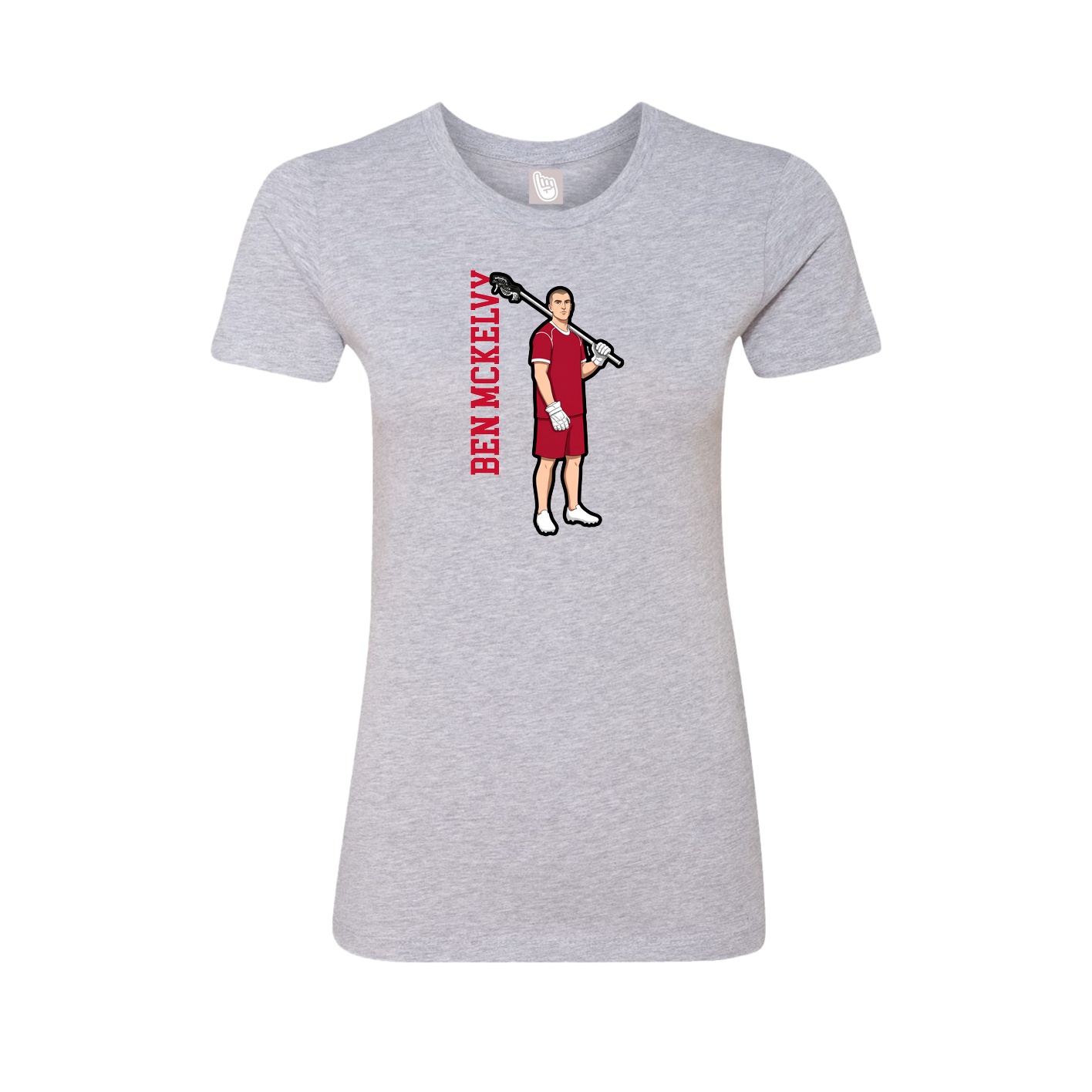 Fitted Women's Tee — Classic in Grey