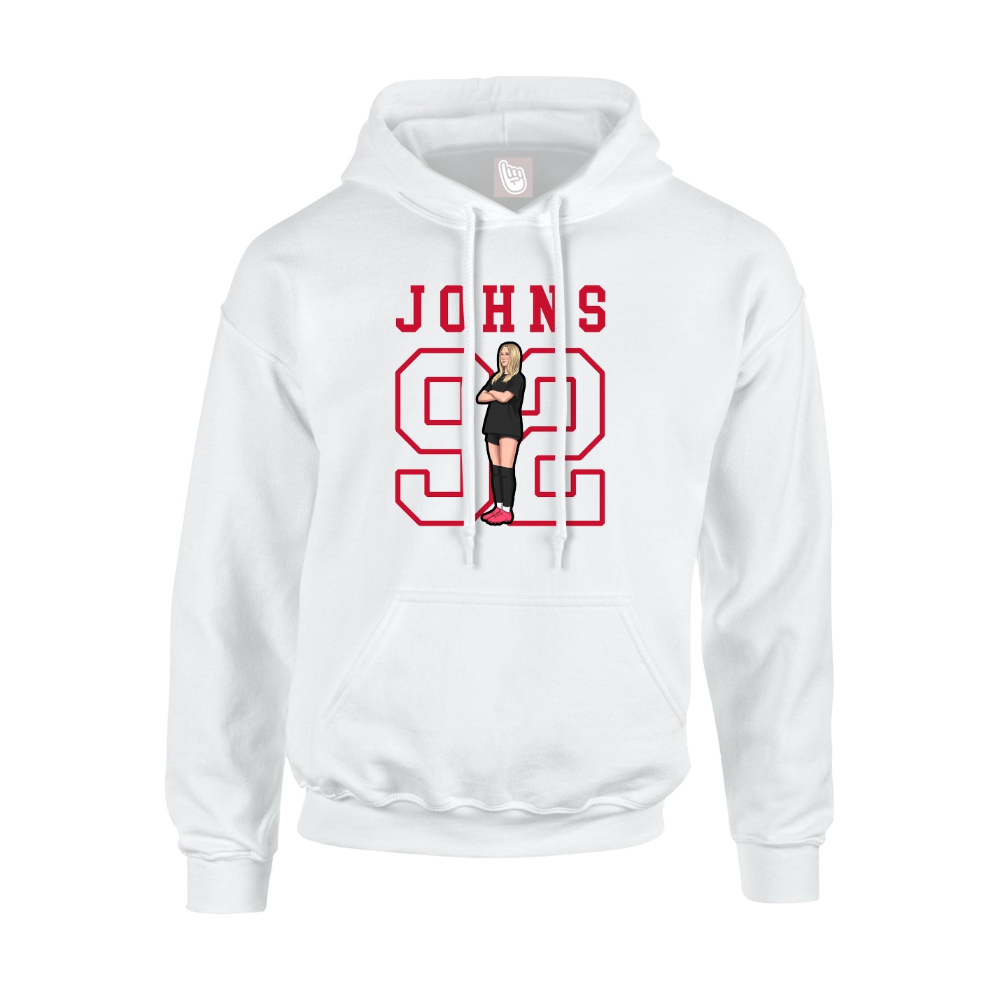 Youth Hoodie — Shirsey in White