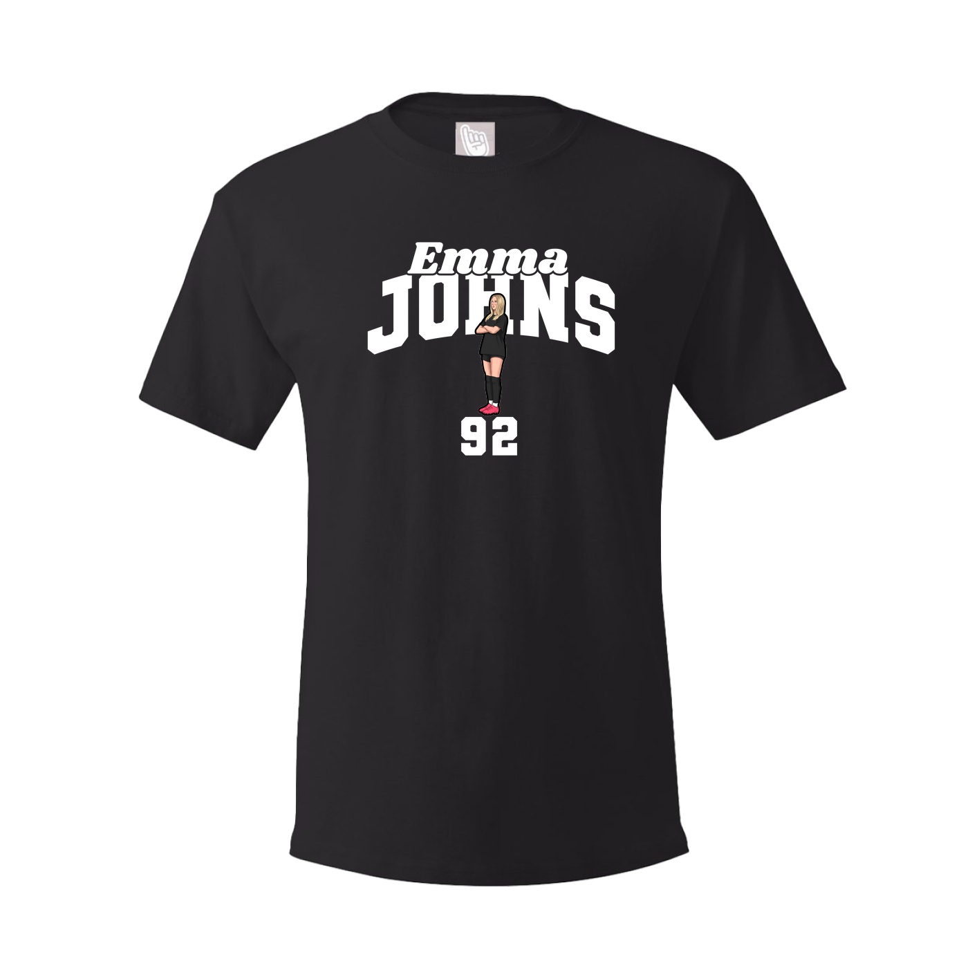 Tee — Signature Arch in Black
